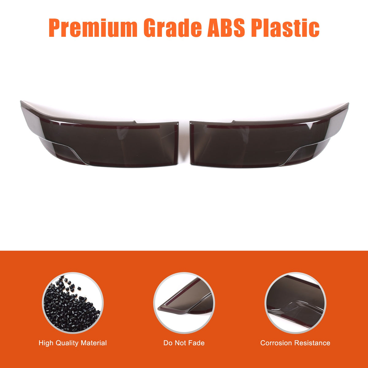 Smoked Black Tail Light Covers Rear Light Guards for Land Rover Evoque 12-19 US 15