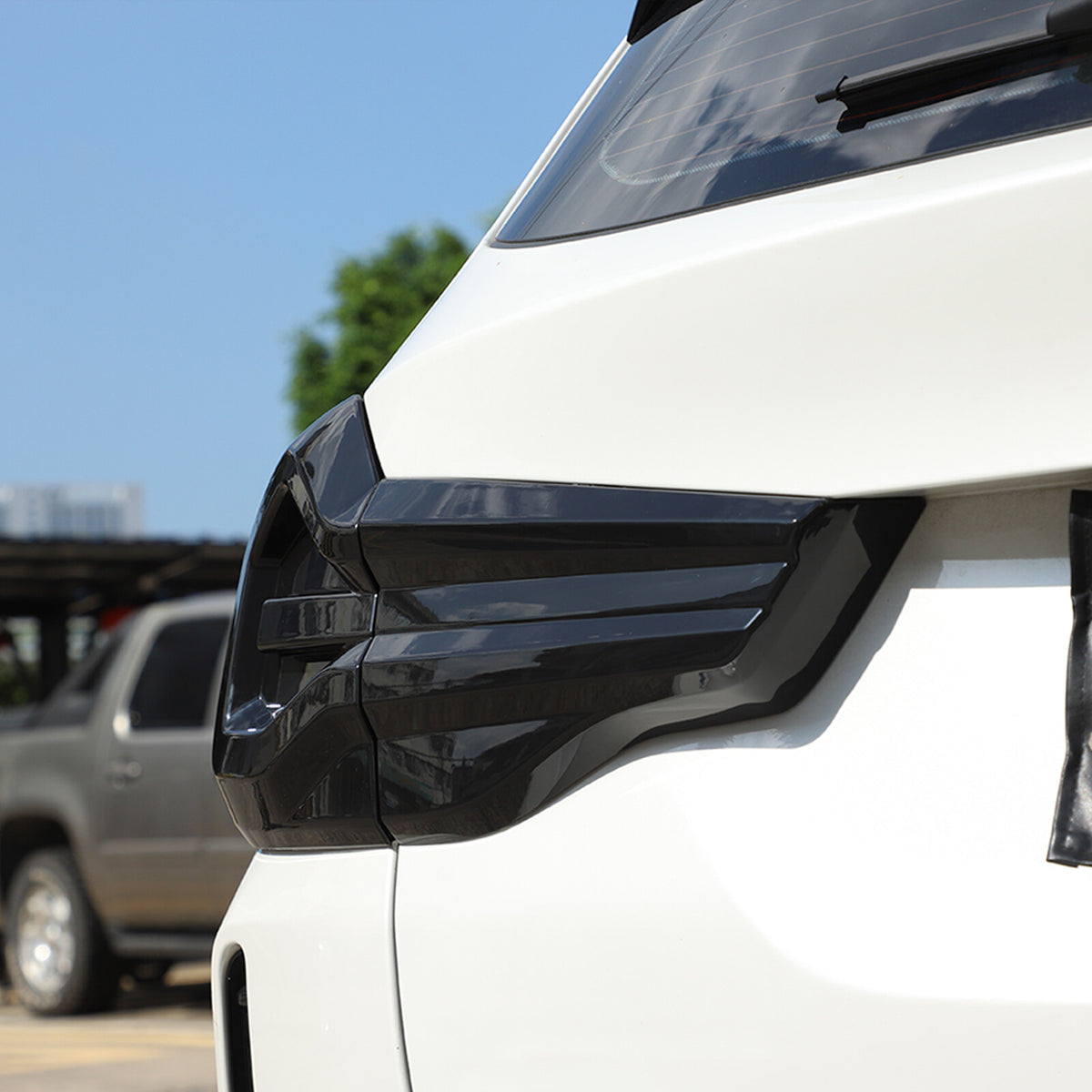 Smoked Black Rear Tail Light Guard Decor Cover Trim Bezels For BMW X3 G01 22+ US 7
