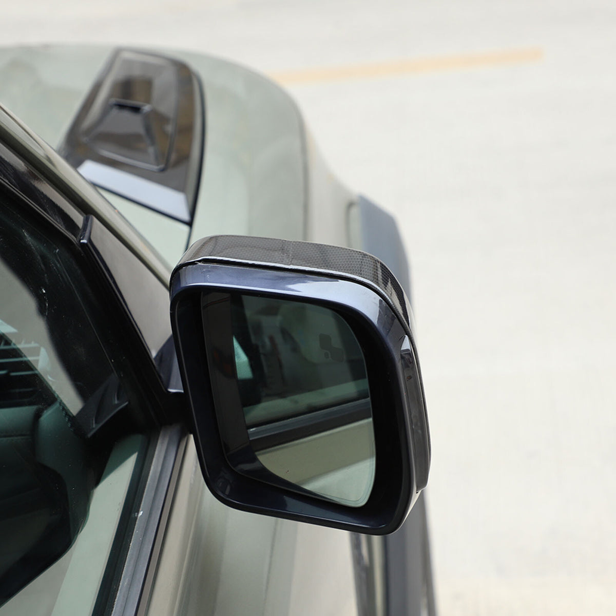 Real Carbon Fiber Rearview Mirror Cover Trim For Land Rover Defender L663 20-25 23