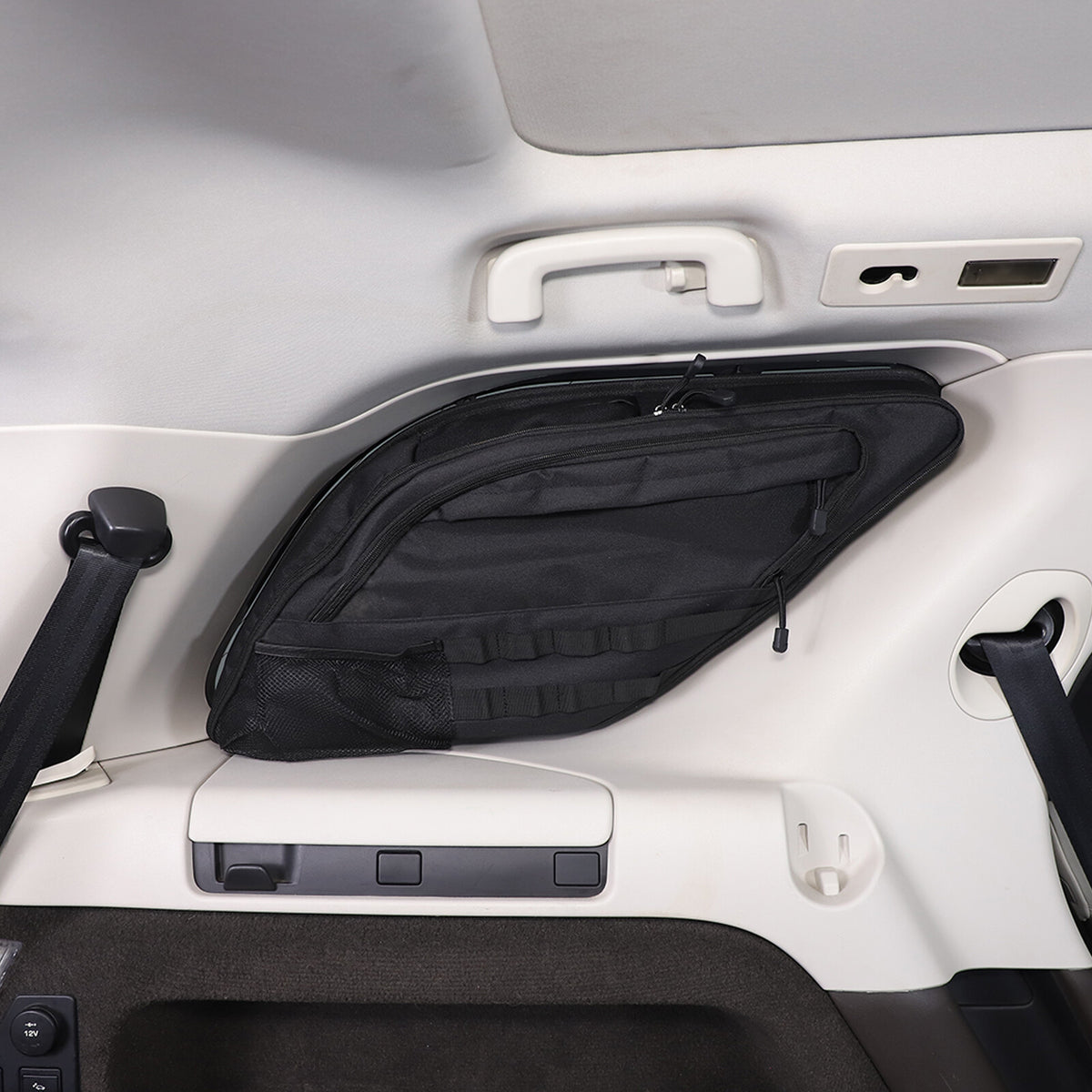 Car Trunk Side Window Storage Bag Tool Bag For Land Rover Discovery 5 2017-23 4