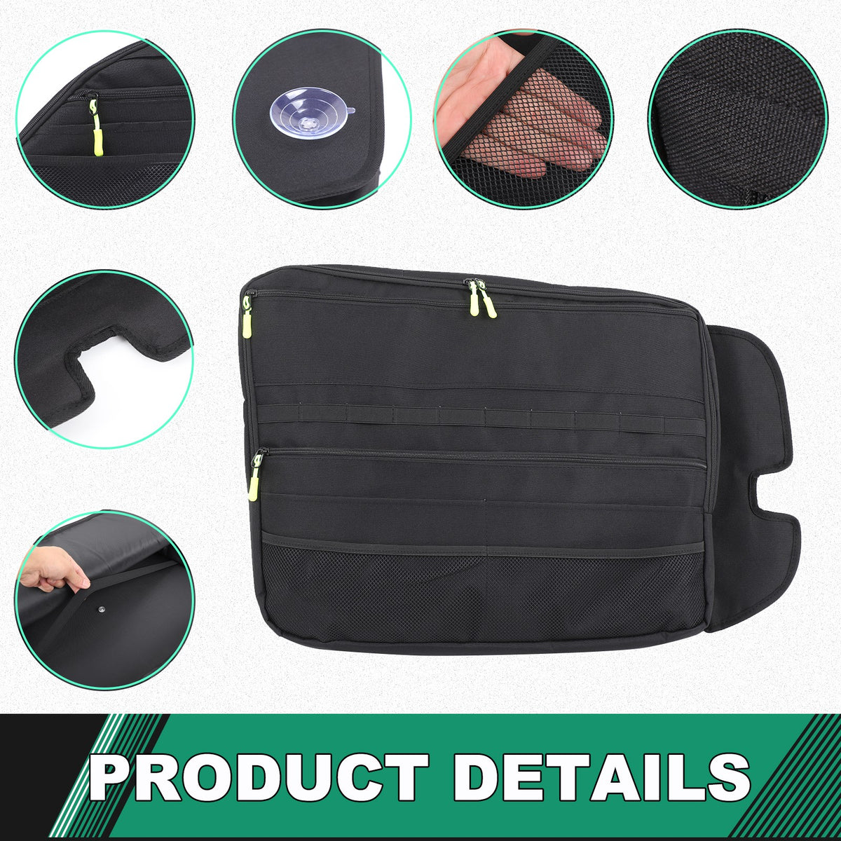 Rear Trunk Right Side Window Storage Bag Tray Box For Toyota Prado LC90 1996-02 19