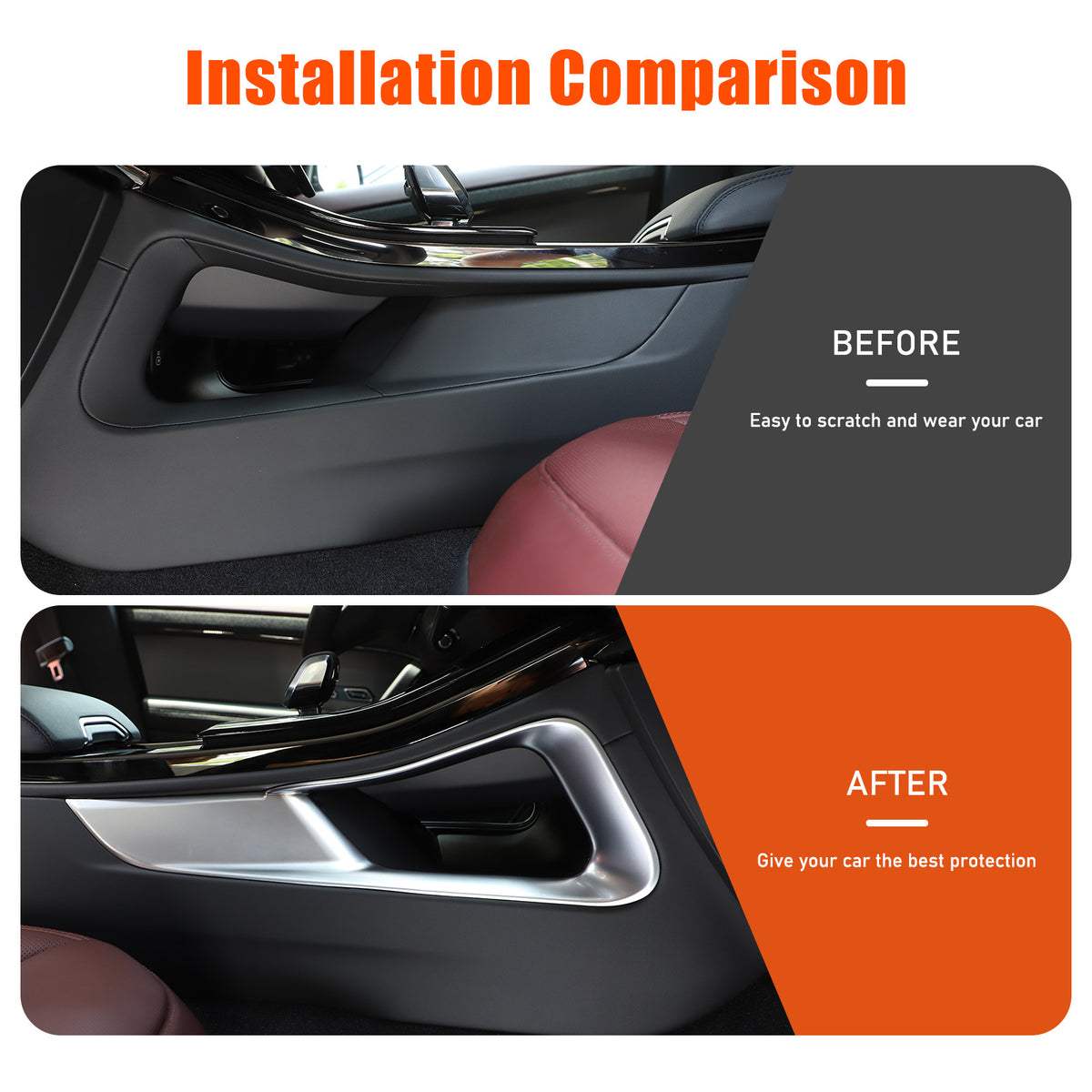 Silver ABS Center Console Gear Shift Strip Trim For Range Rover Sport 23+ 10