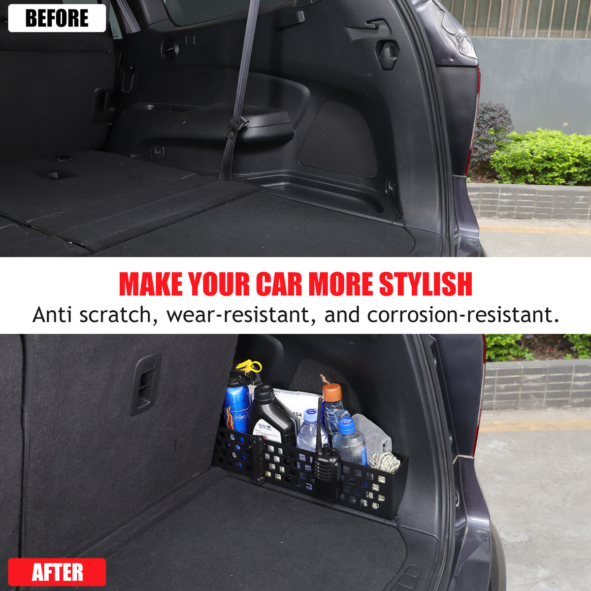 Right Trunk Side Storage Baffle Box Tray Molle Panel For Honda Pilot 2016-2022 18