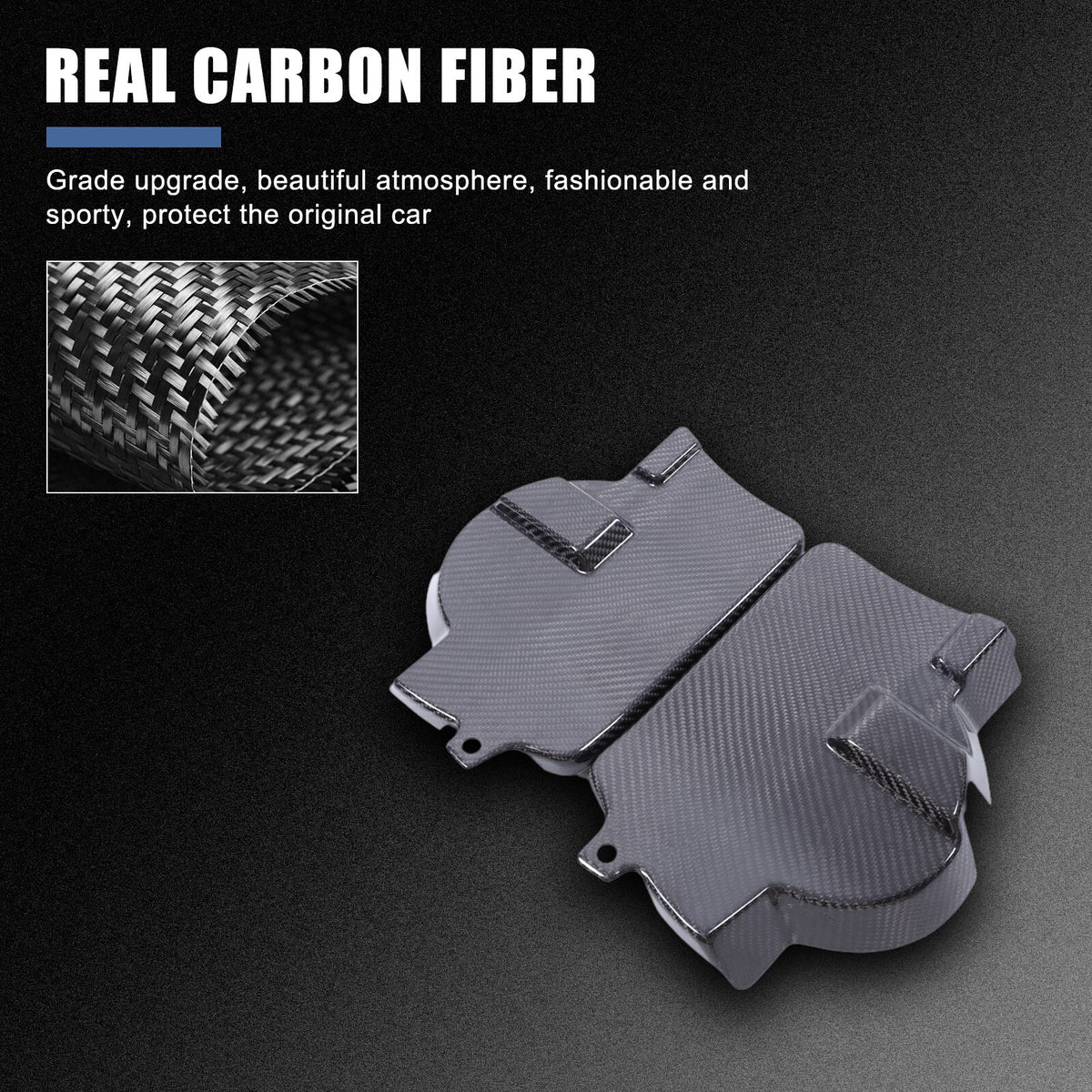 Real Carbon Fiber Front Strut/Shock Tower Cover For Corvette C8 2020-2026 16