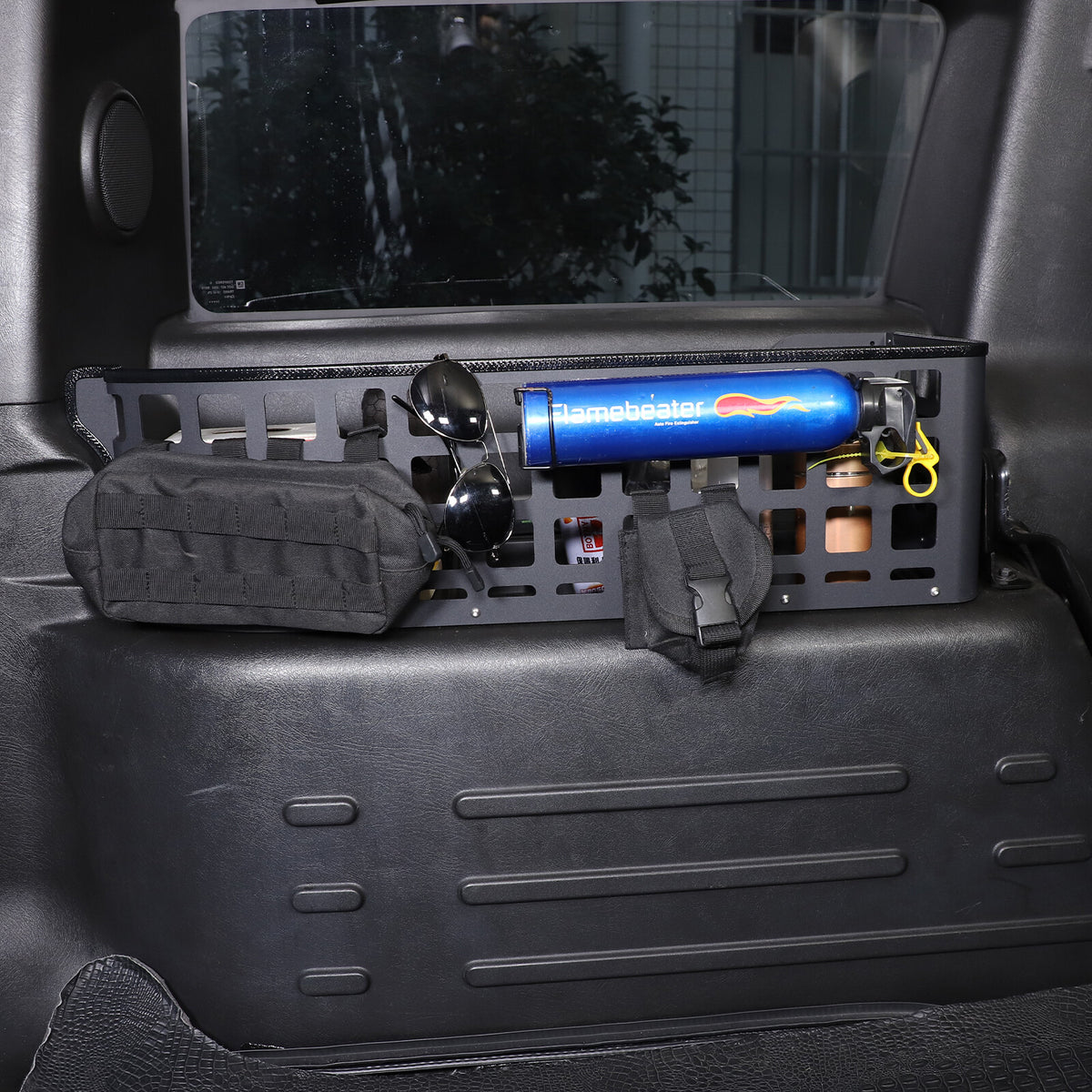 Gear Trunk Rear Side Rack Storage Box Window Molle Panel For Hummer H2 2003-2007 32