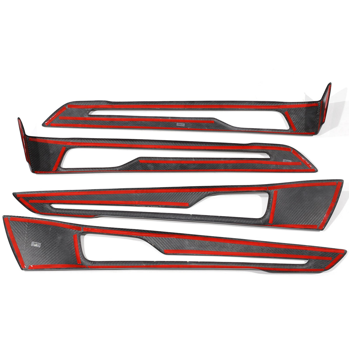 Real Carbon Fiber Interior Inner Door Panel Trim For Porsche Panamera 976 2024+ 3