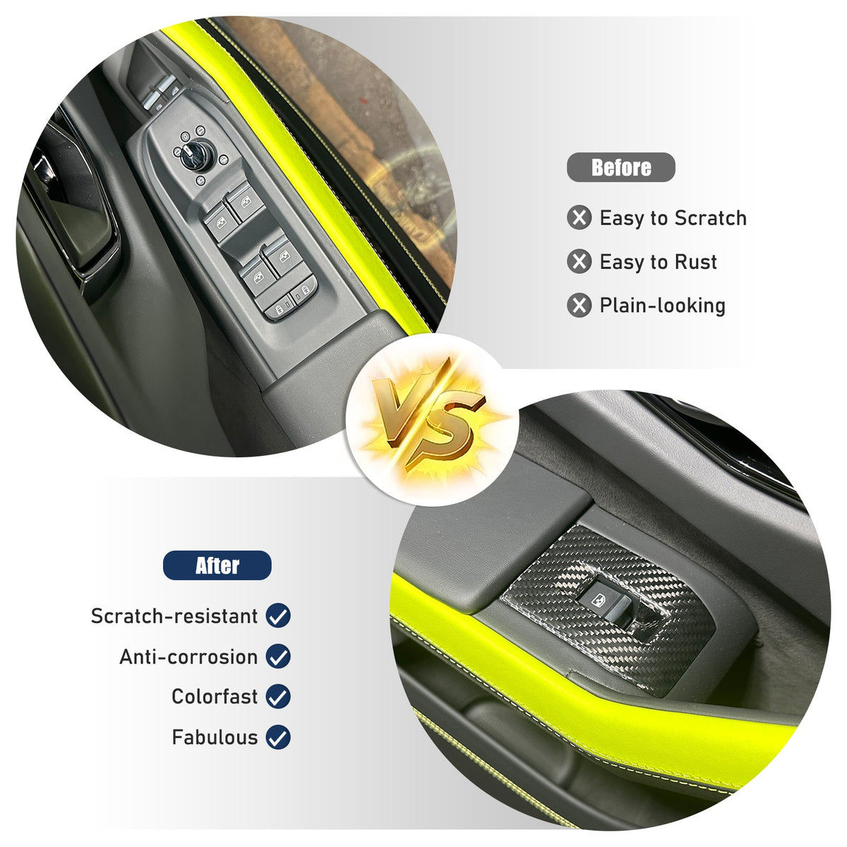 Real Carbon Fiber Window Lift Switch Panel Trim For Lamborghini URUS/SE 18-21 US 23