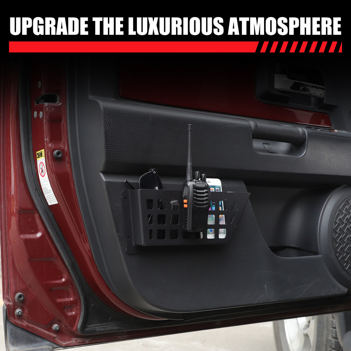 Car Rear Door Pocket Storage Box Organizer For Toyota FJ Cruiser 2007-2021 17