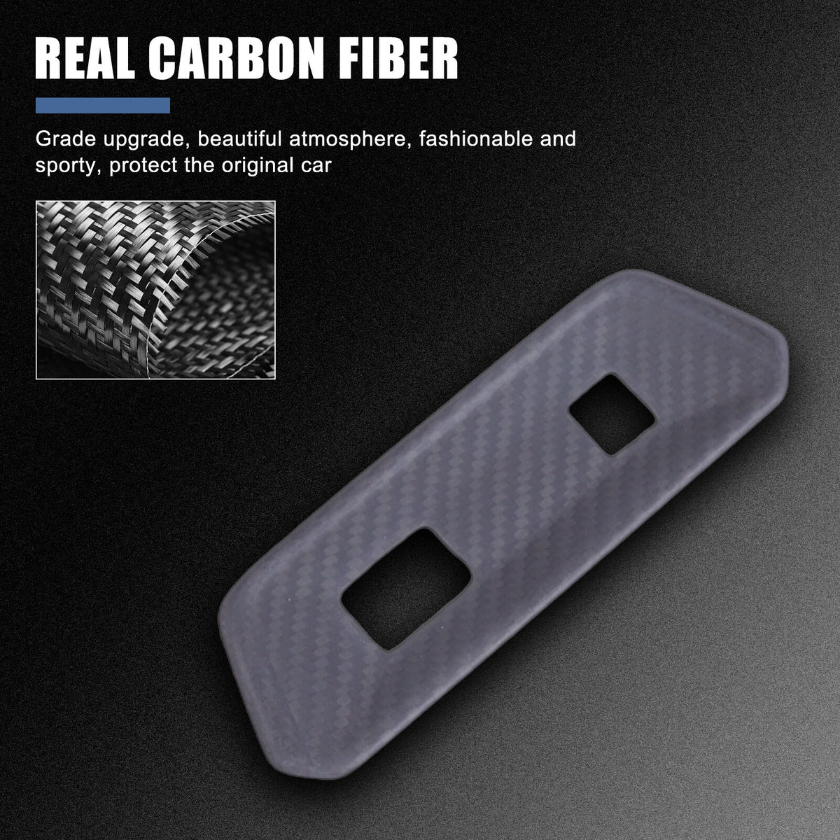 Matte Real Carbon Rear Door Tailgate Switch Cover Trim For Lotus EMIRA 2021-2025 3