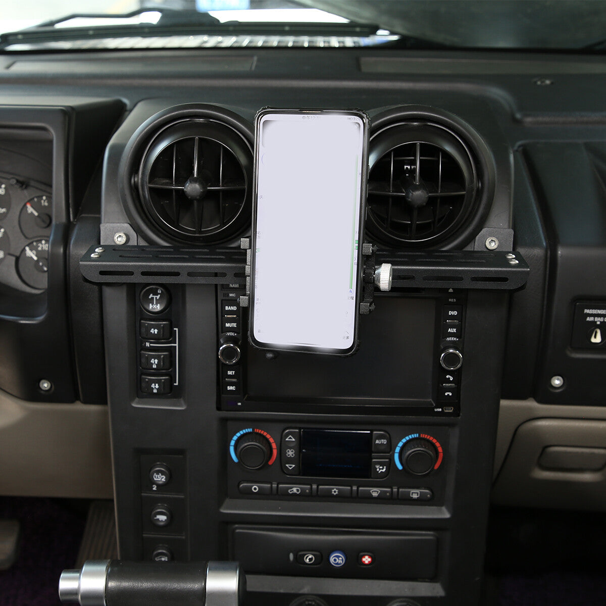 Central Control Multi Functional Mobile Phone Holder For Hummer H2 2003-07 4