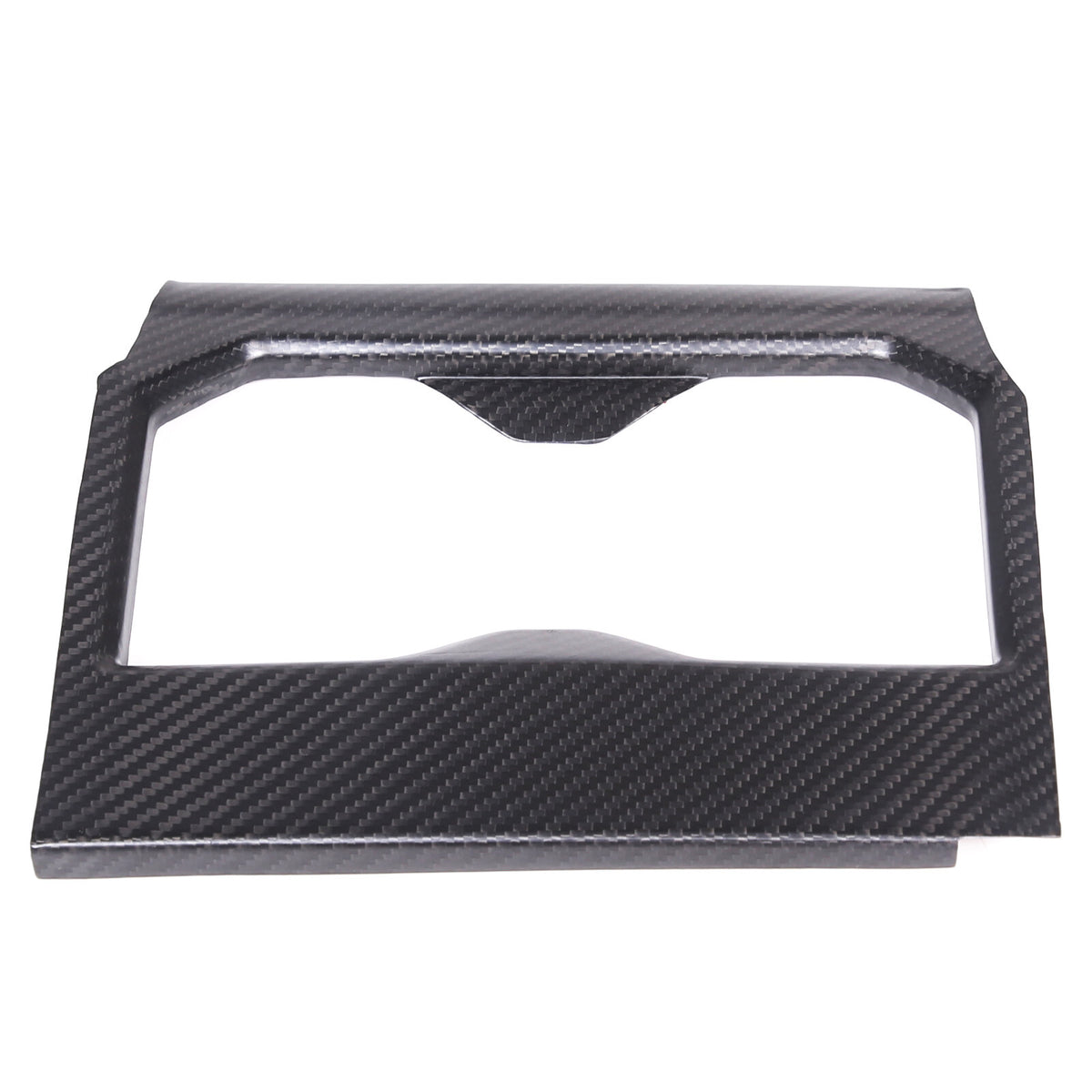 Matte Real Carbon fiber Center Front Cup Holder Cover Trim For Toyota Tundra 22+ 23