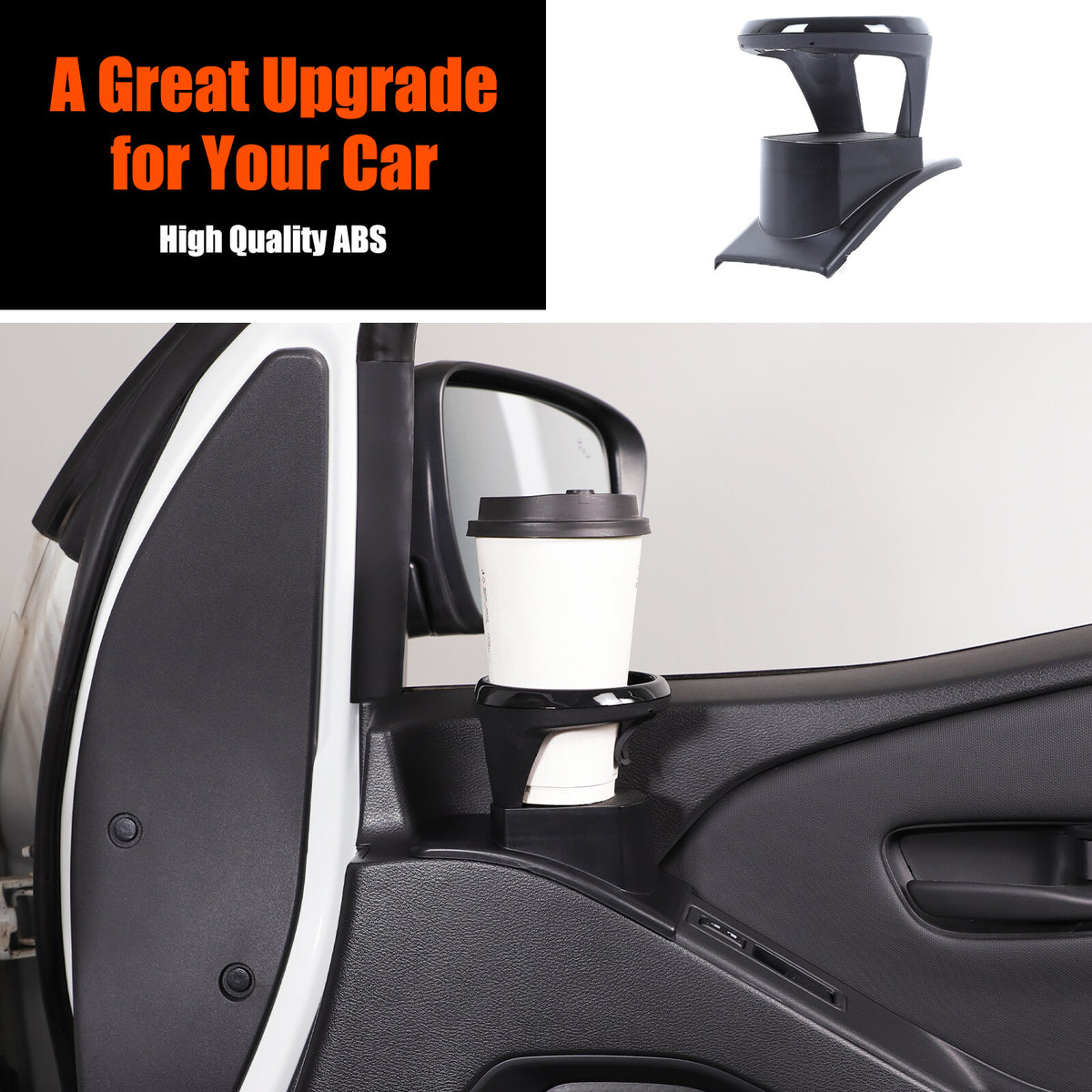 ABS Right Side Interior Door Panel Cup Holder Trim For Nissan Frontier 2022+ 1