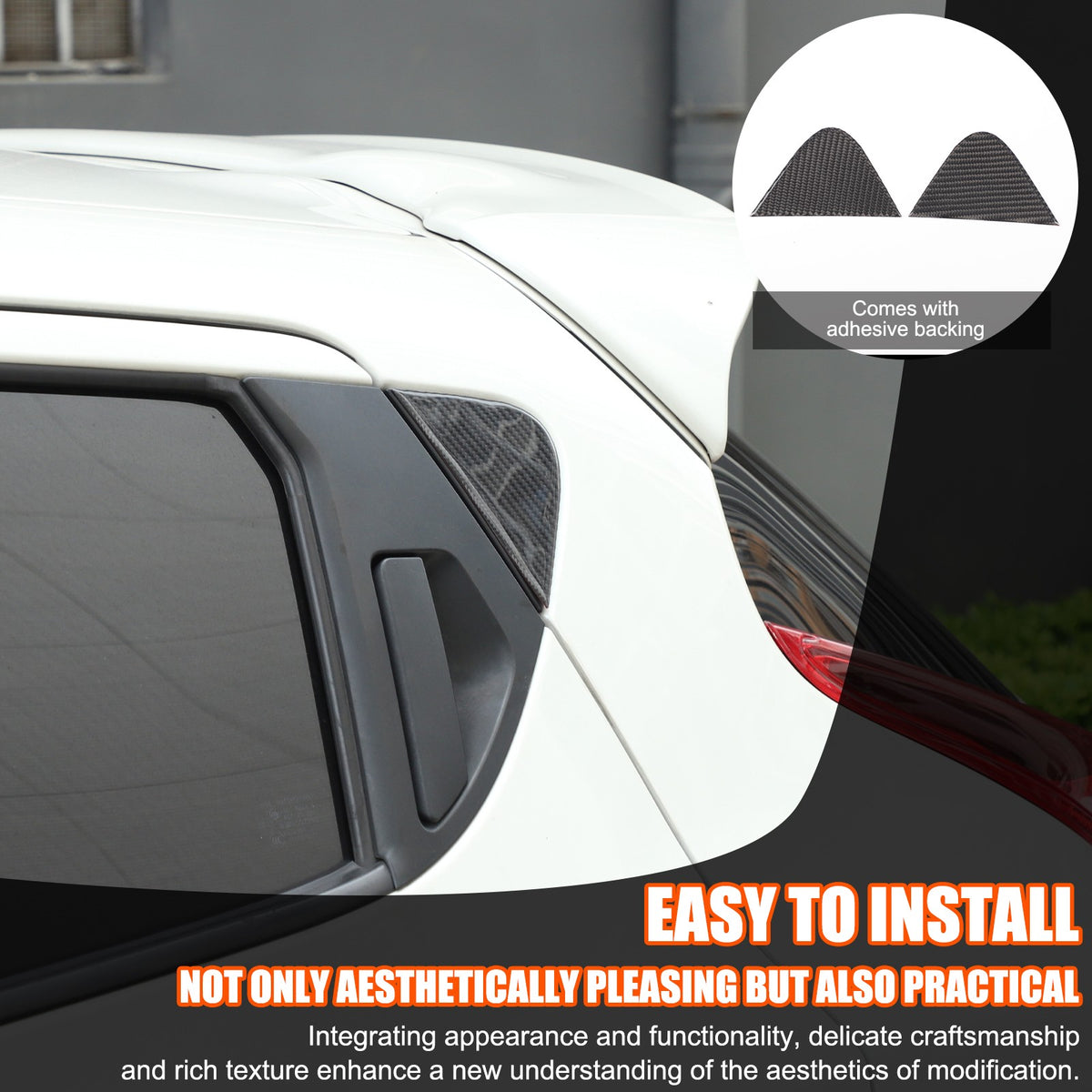 Soft Carbon Fiber Interior Center Console trim Sticker For Nissan Juke 2011-2019 204