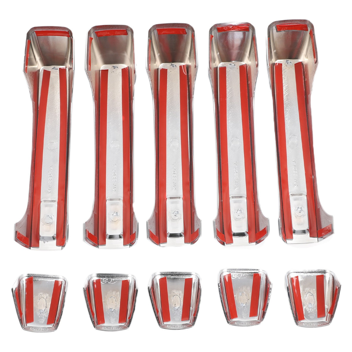 8PCS ABS Chrome Door Handle Cover Trim Shell Cover For Hummer H3 2005-09 US 20