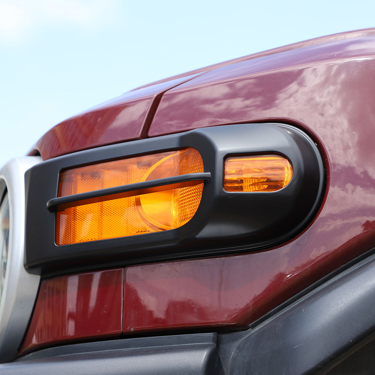 Matte Black ABS Full Exterior Cover Trim Set For Toyota FJ Cruiser 2007-2021 38