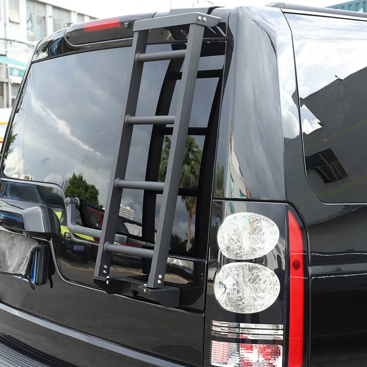 Side Roof Rack Side Access Ladder For Land Rover Discovery 3/4 LR3 LR4 2004-2016 7