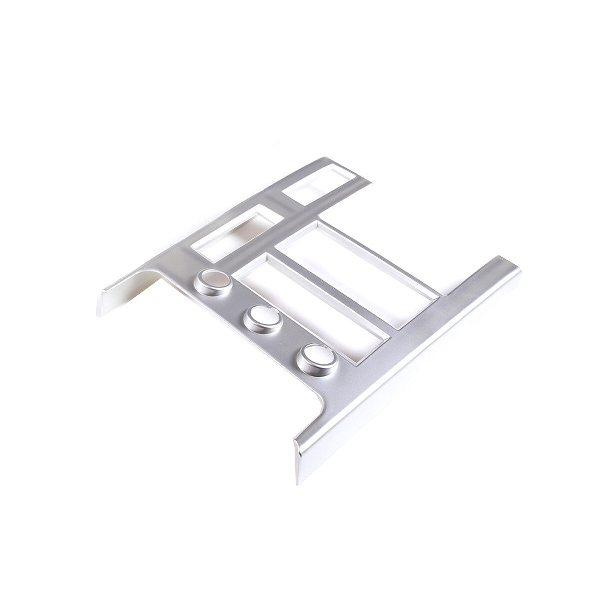 Silver ABS Interior Central Control Frame Cover Trim For Hummer H2 2003-07 8
