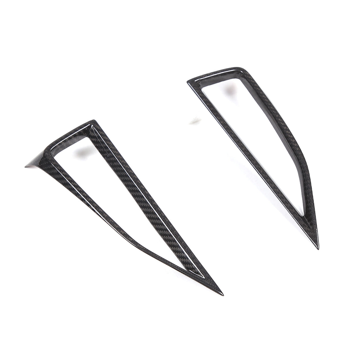 Real Carbon Fiber Interior Center Air Vent Cover Trim For Subaru WRX VB 22-24 4