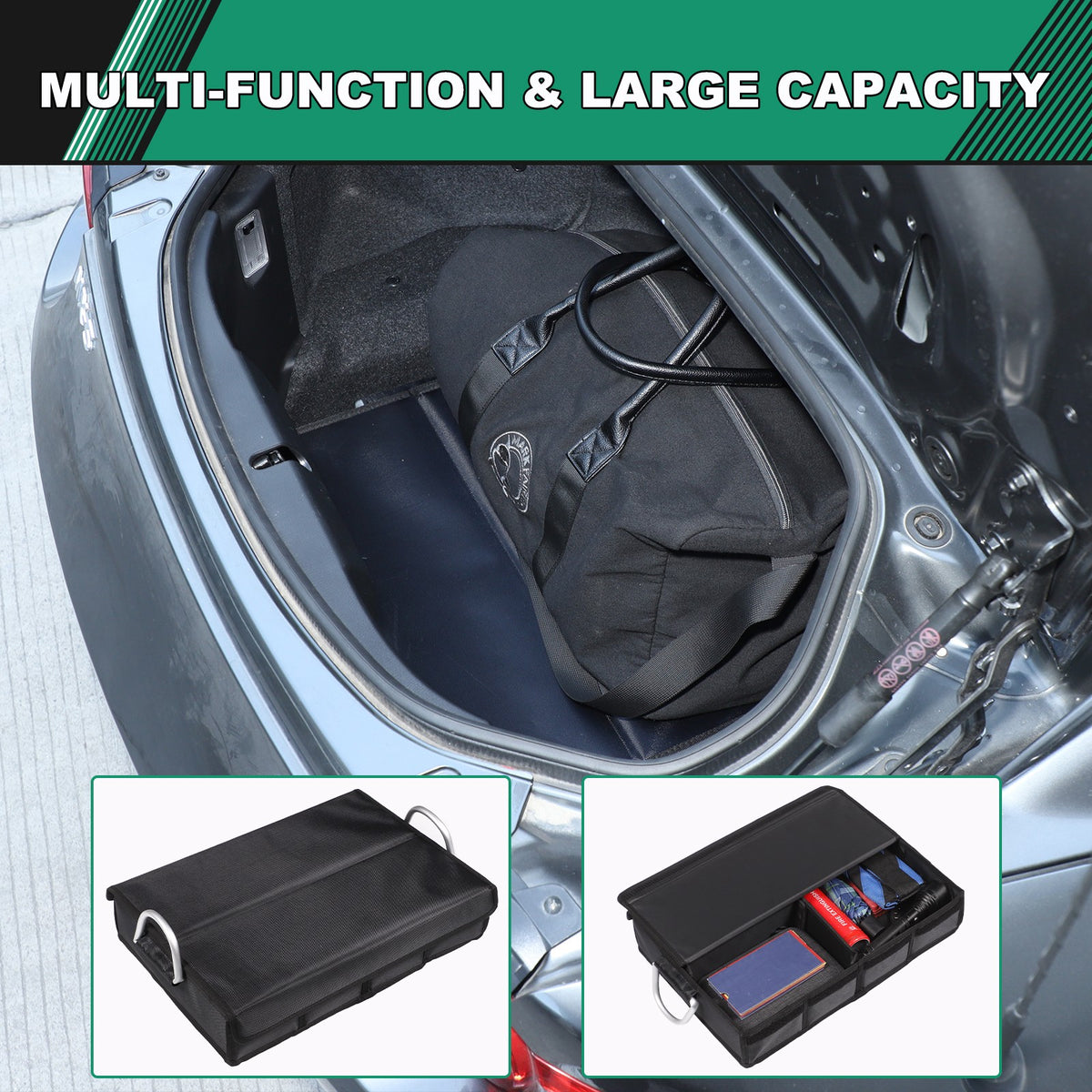 Rear Trunk Storage Box Organizer Tray For Mazda MX-5 Miata 2016+ US 9