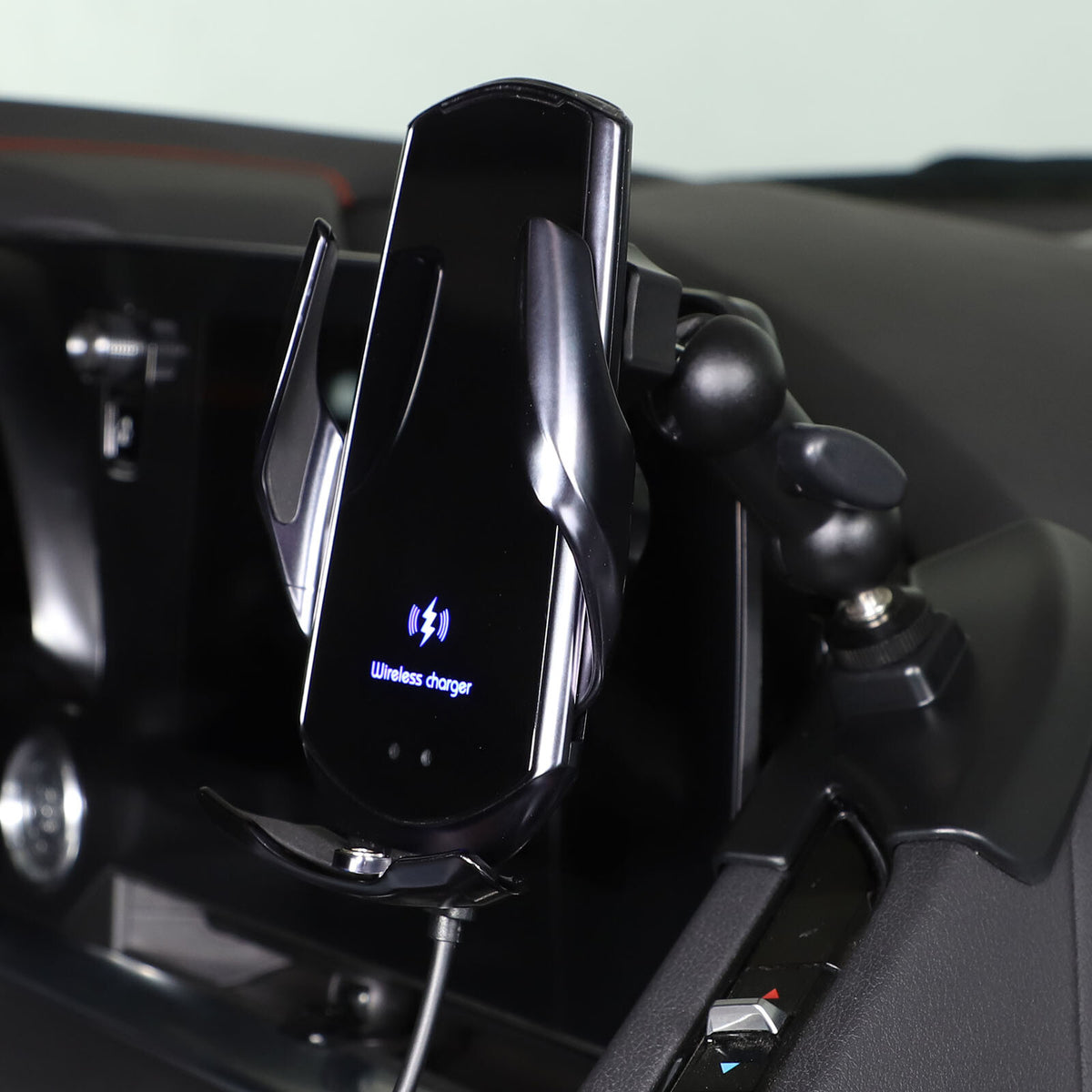 Center Console Interior Dashboard Phone Holder Mount Bracket For Corvette C8 20+ 12