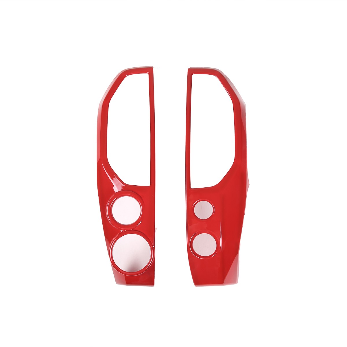 11PCS Red ABS Dashboard Center Console Trim Cover Set for Nissan Titan 2016-23 22