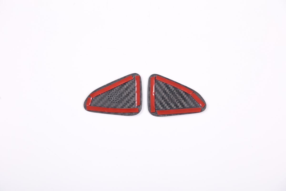 Matte Real Dry Carbon Fiber Interior Decor Trim Cover For Corvette C8 2020+ 106