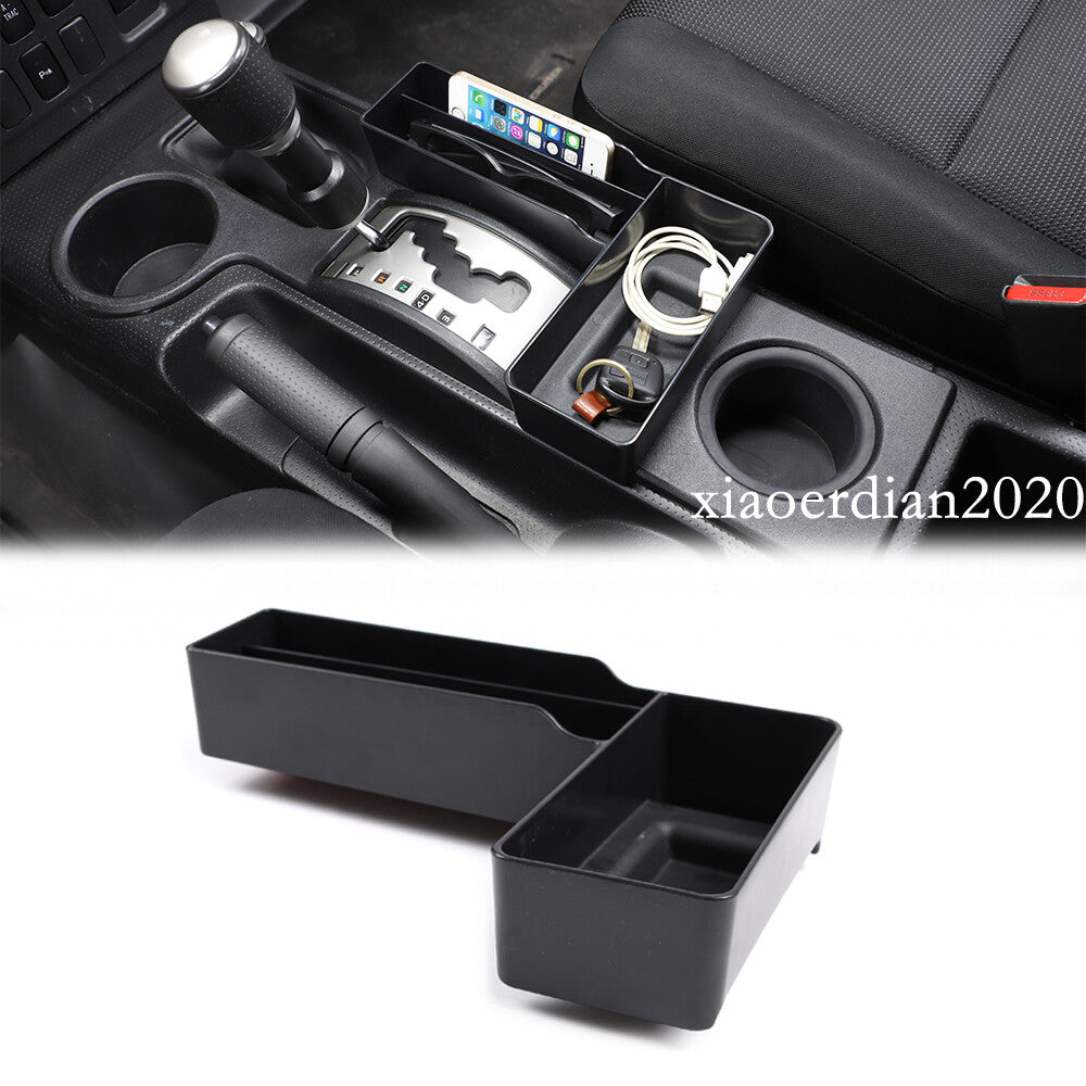 L & U Shape Gear Shift Storage Box Tray Organizer For Toyota FJ Curiser 07-21 3