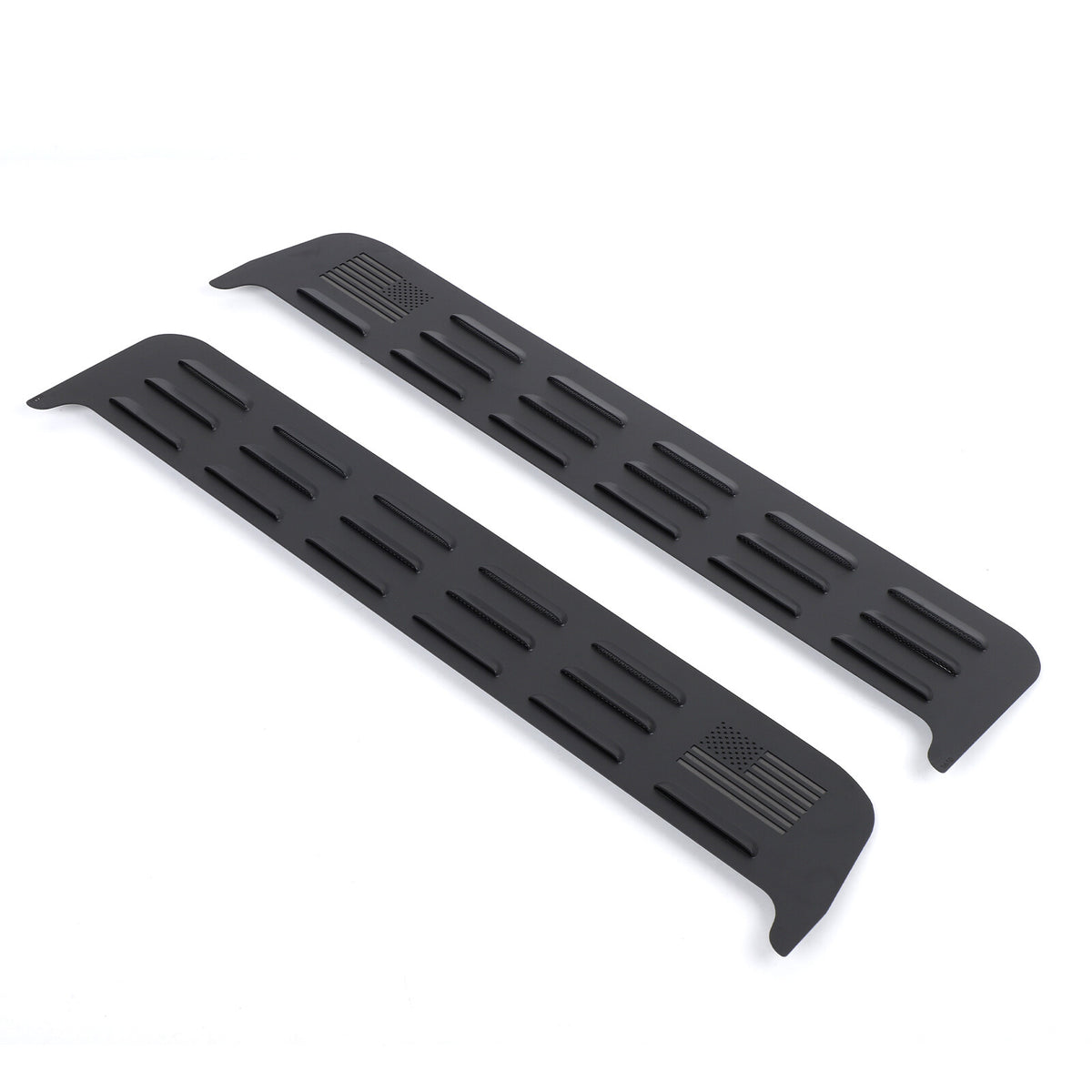 USA Flag Rear Window Vent Louver Shutter Cover Trim for Hummer H2 2003-2009 13