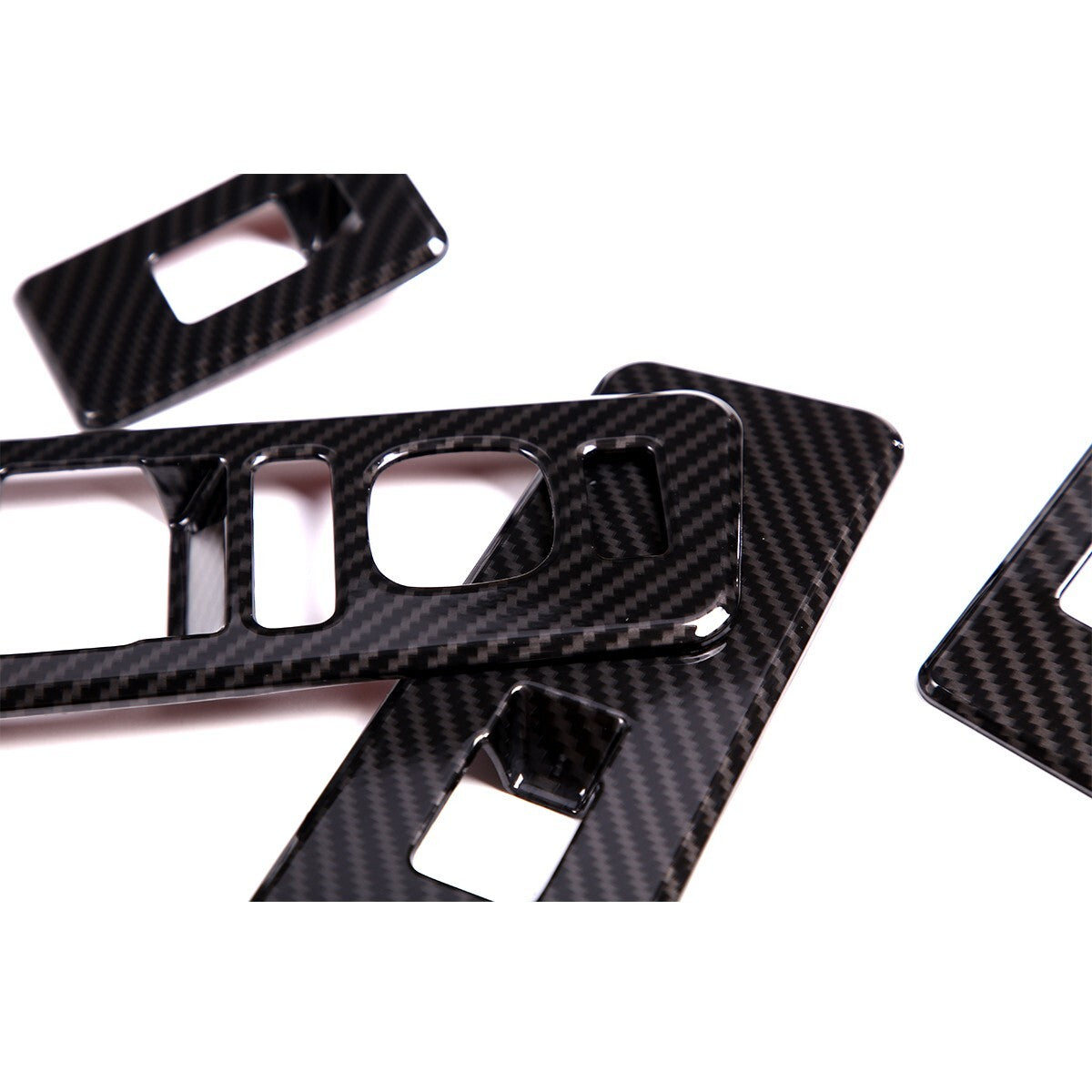 For Hummer H2 2003-07 Window Lift Switch Frame ABS Carbon Fiber Color US 8