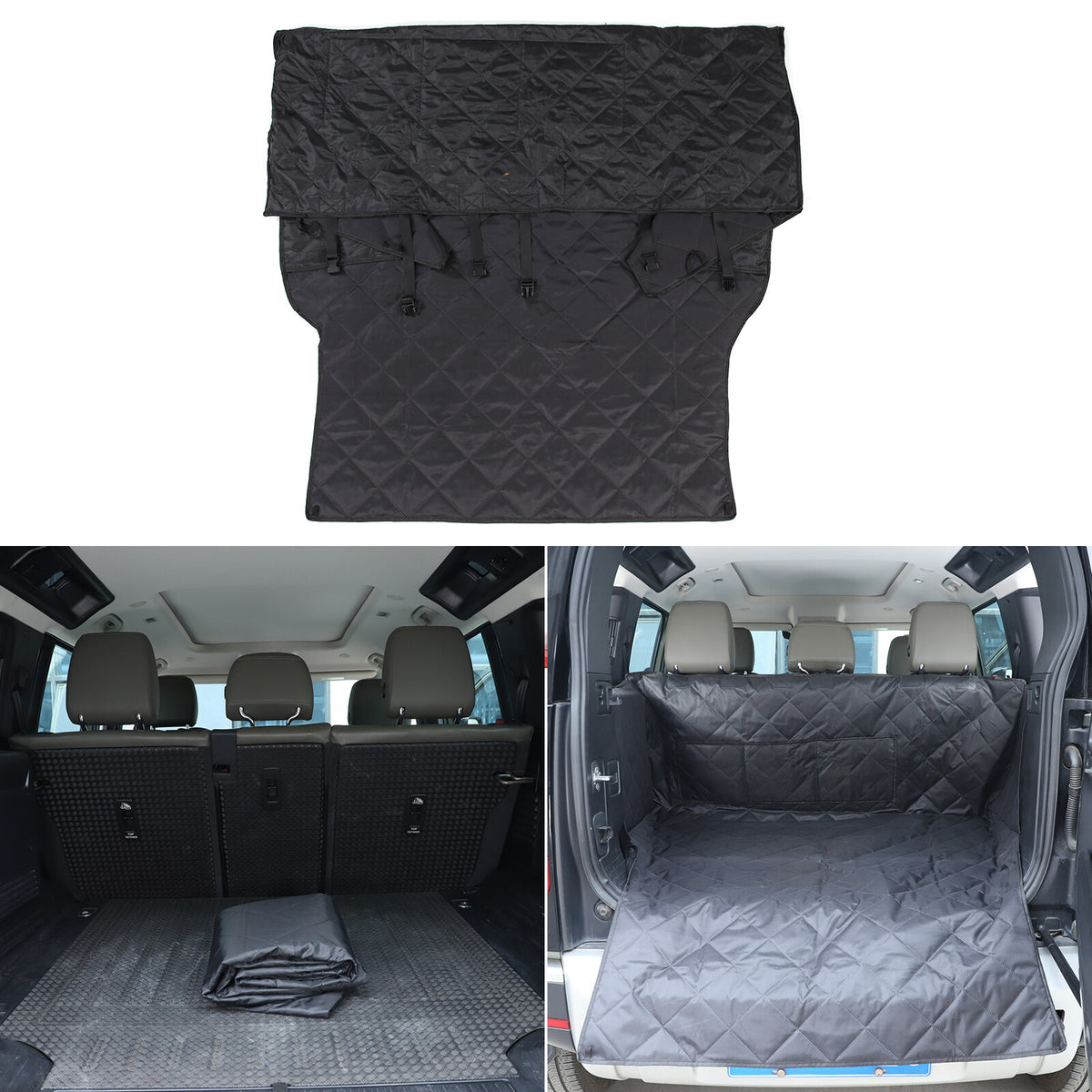 Pet Dog Seat Cover Car Back Seat Protector Hammock Mat For LR Defender 110 20-24 3