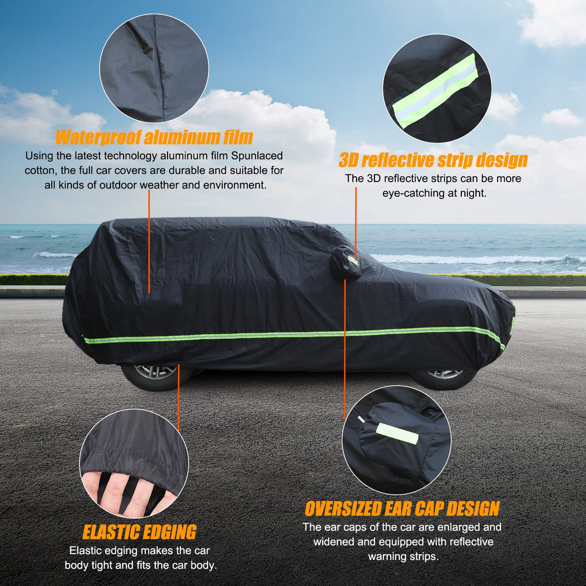 Car Protection Cover Waterproof Sun UV Resistant For LR Defender L663 110 2020+ 10