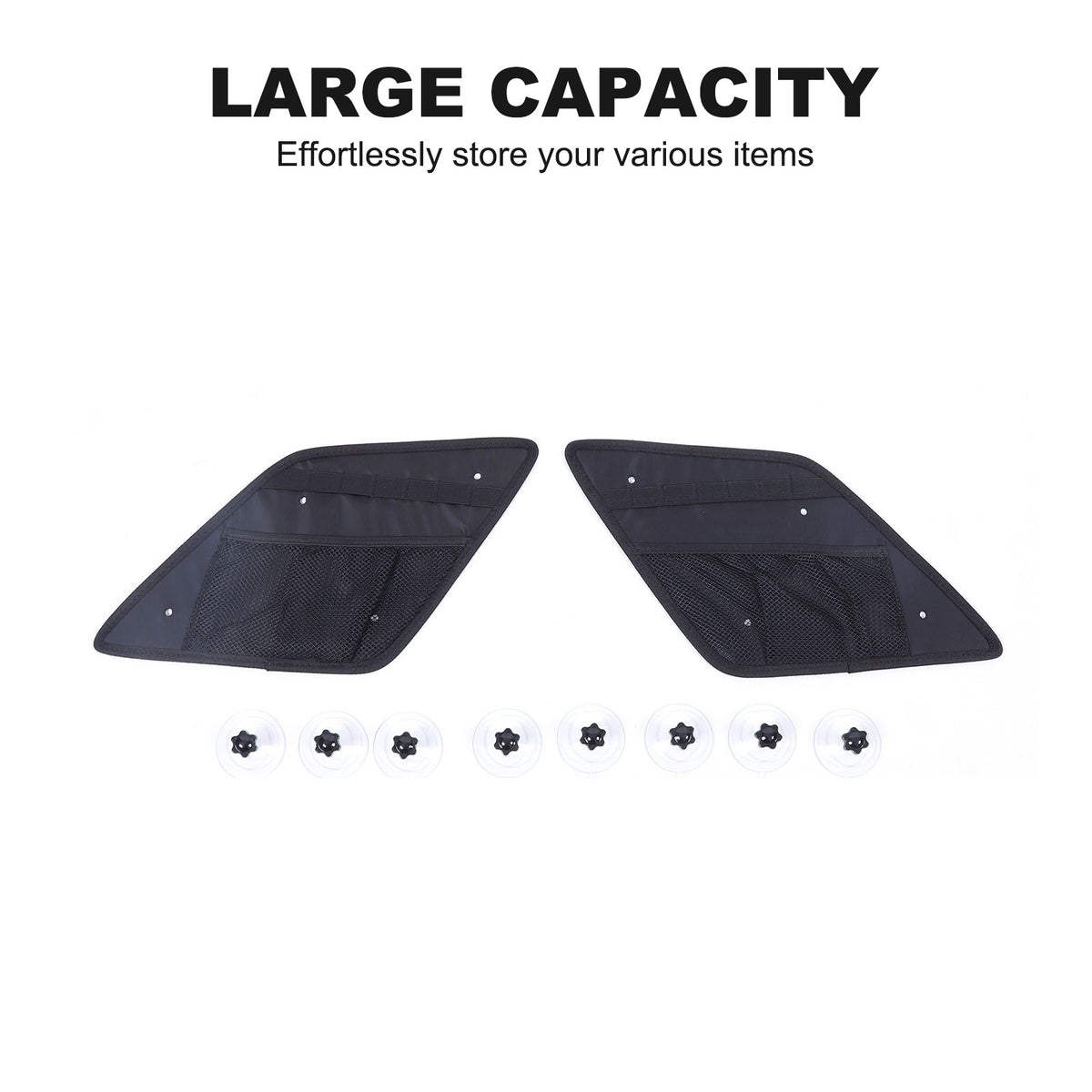 Rear Window L&R Side Storage Bag Box Organizer For Land Rover Evoque L 2021-2024 16