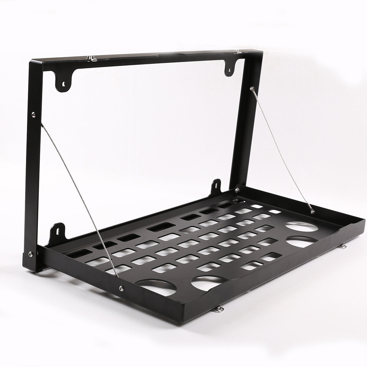 Rear Tailgate Foldable Table Molle Panel Cargo Shelf for LR Defender L663 20-25 12