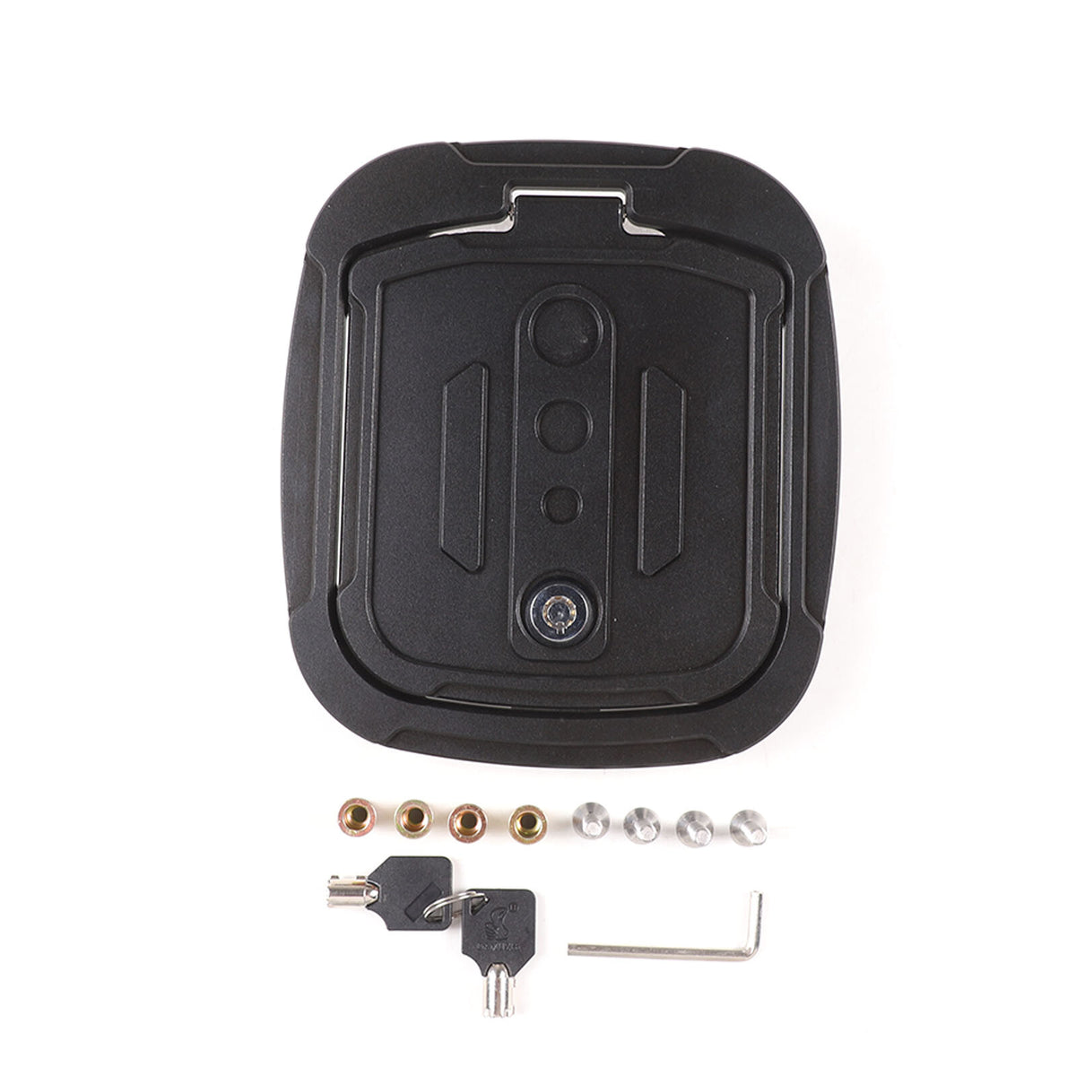 Door Fuel Tank Cover W/ Lock Key Gas Cap Tank Trim For Toyota FJ Cruiser 2007-21 7