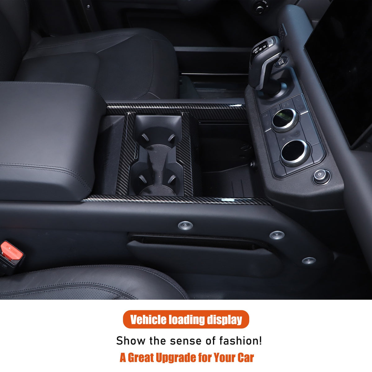 ABS Carbon Fiber Center Console Gear Frame Trim For LR Defender L663 2025+ US 22