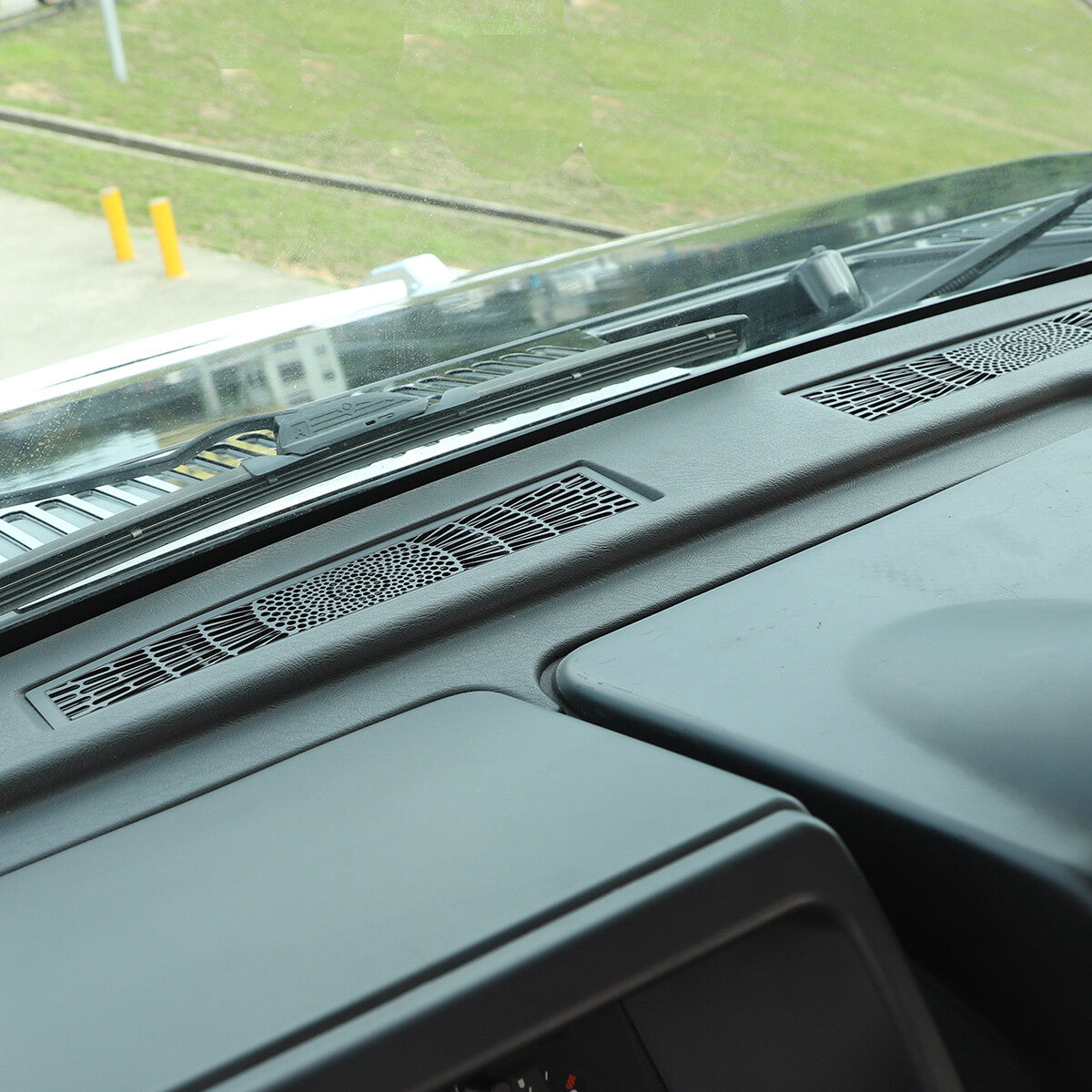 Stainless Steel Black Dashboard Air Vent Outlet Cover Trim For Hummer H2 2003-07 5