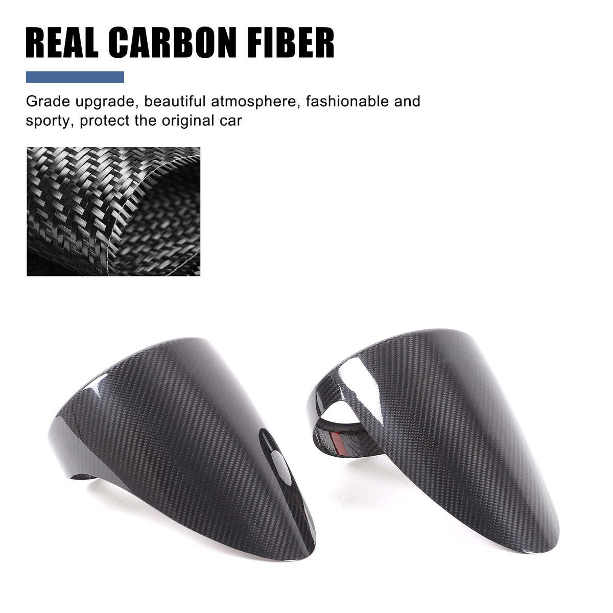Real Dry Carbon Fiber Rear Tail Light Trunk Lamp Trim For Ferrari 458 2011-2016 6