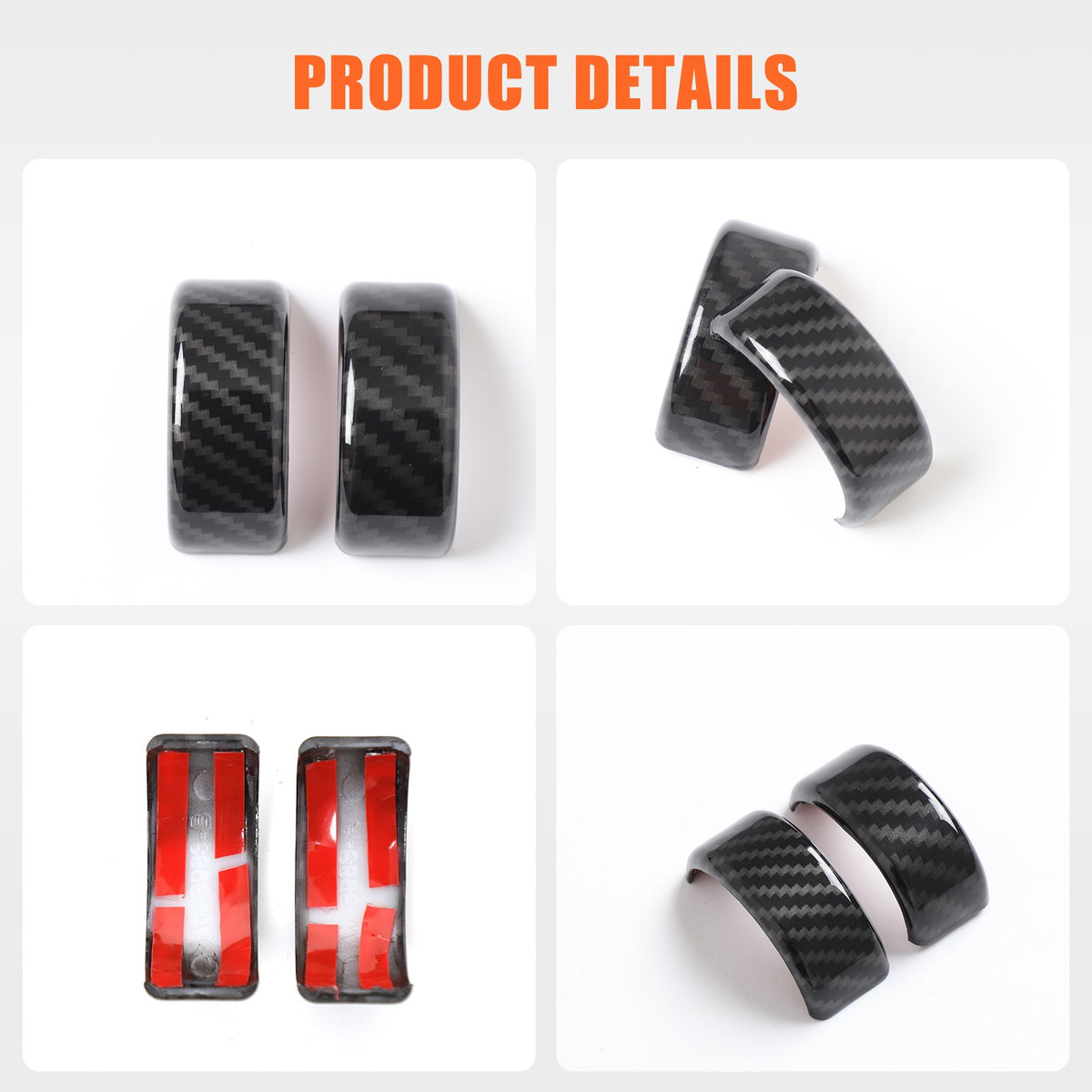 Carbon Fiber ABS Interior Full Decor Cover Trim Kit For Corvette C8 2020-2025 - Styles 51-55 75
