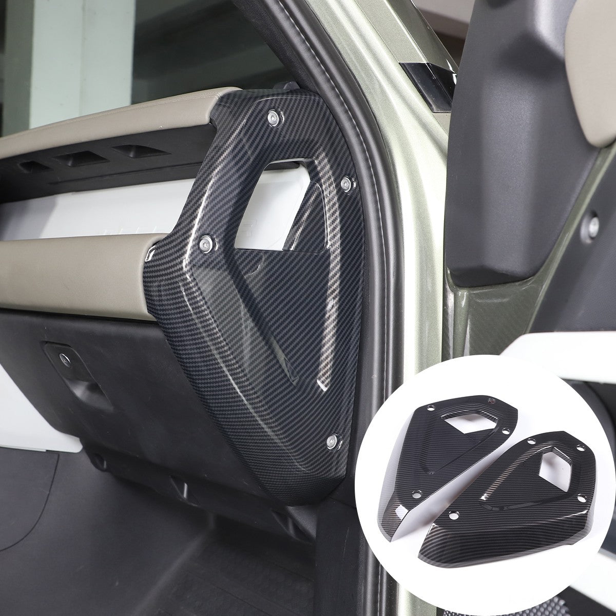Center Console Trim Kit For Land Rover Defender L663 2020+ US 21