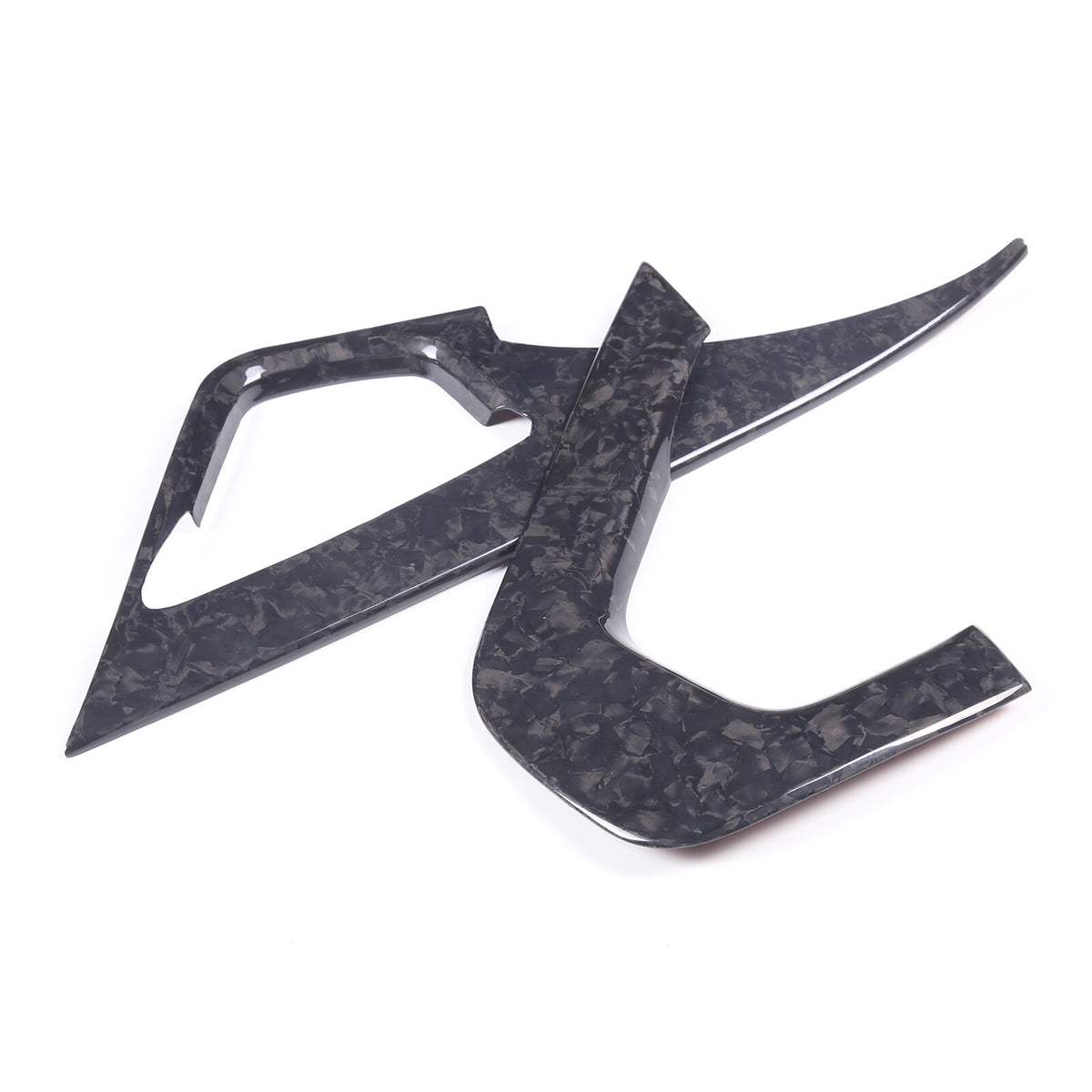 Forged Carbon Fiber Co-pilot center Grab Handle Cover Trim For Corvette C7 14-19 12