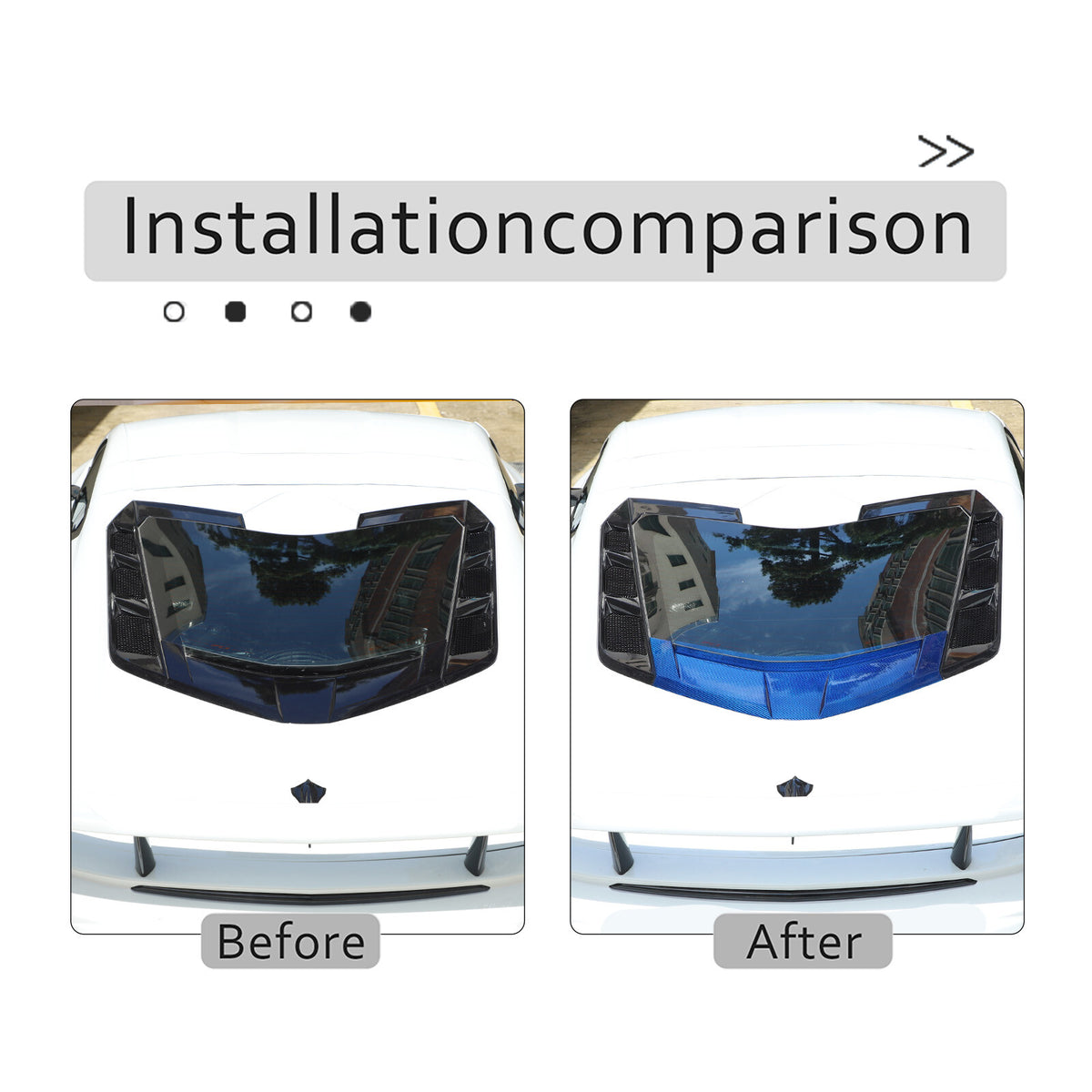 Blue Real Carbon Fiber Full Interior Set Decor Trim Kit for Corvette C8 20-25 - Variants 6-10 50