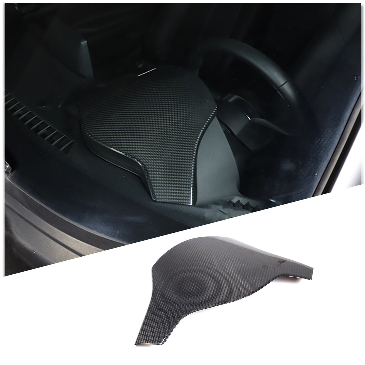 Real Carbon fiber Interior Dashboard Panel Instrument Trim For Mazda MX-5 16-24 19