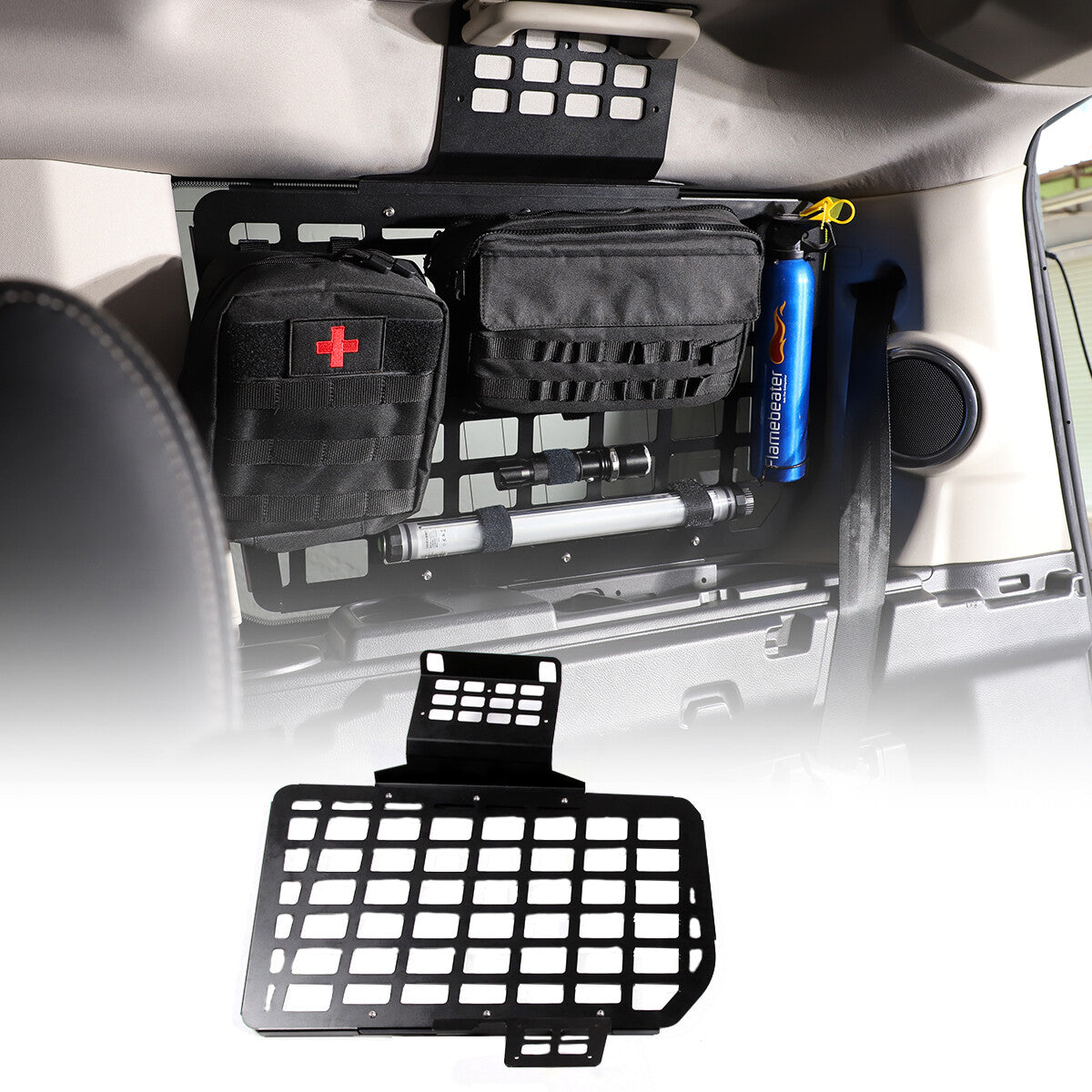 For Land Rover Discovery 3 4 04-16 Trunk Left Shelf Storage Racks Molle Panel 1