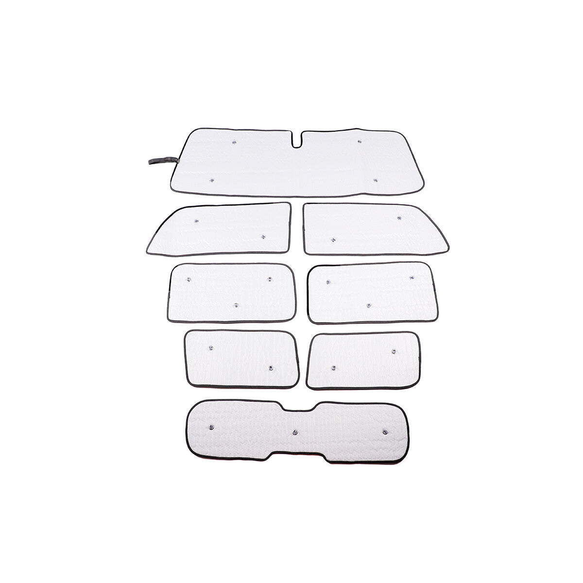 8pcs Foldable Large Sun Shade Truck Car Windshield Visor For Hummer H3 05-09 US 10