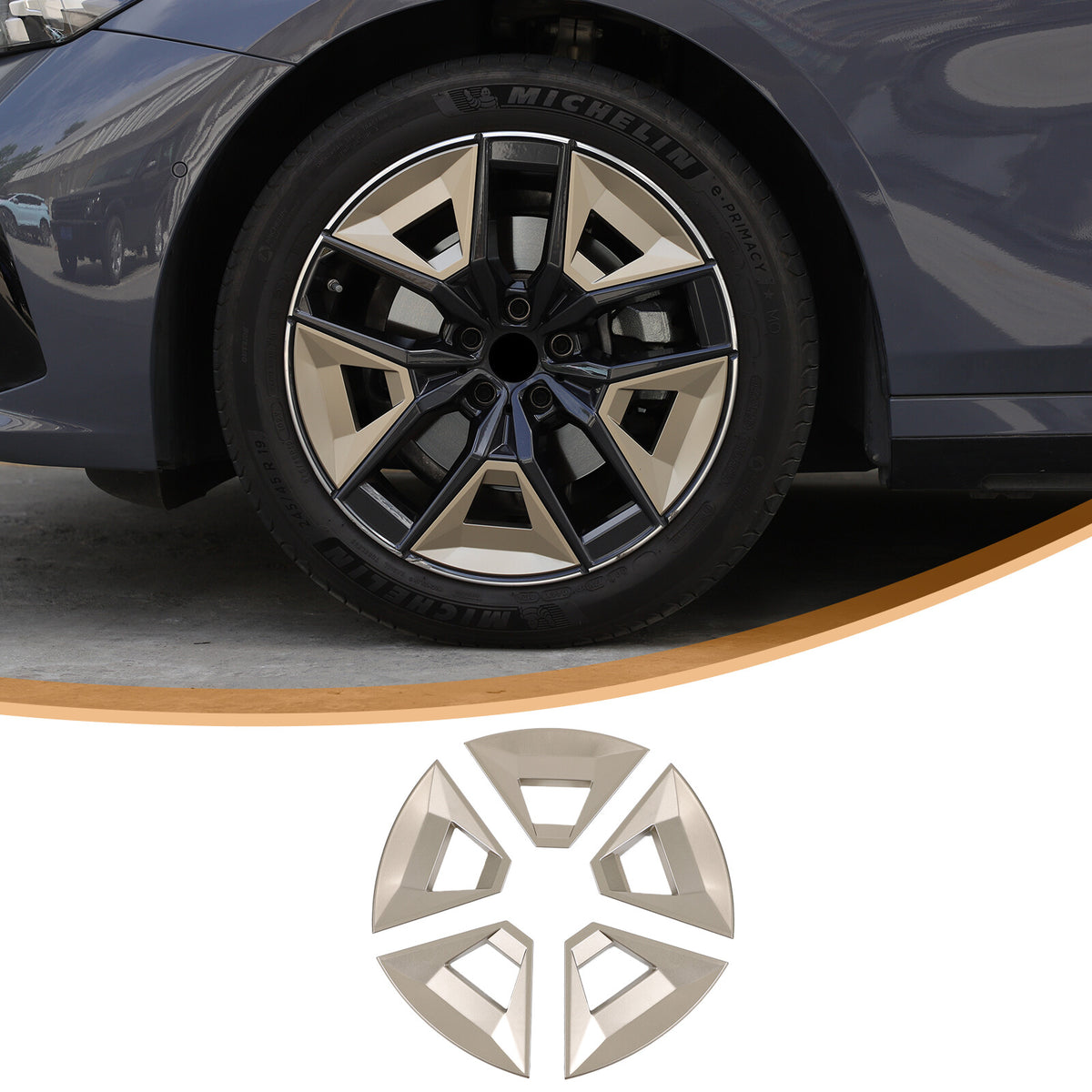 Replacement Car Wheel Edge Decor trim Cover For BMW 5 Series G60 2024+ 5