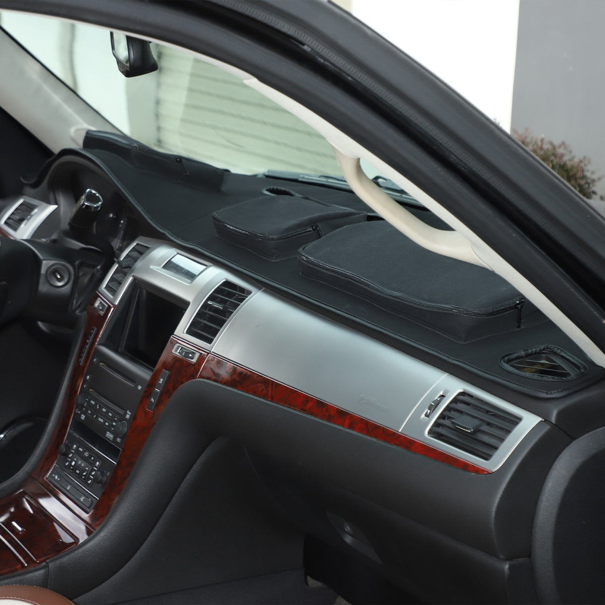 Interior Center Console Dashboard Storage Bag For Cadillac Escalade 2007-14 9