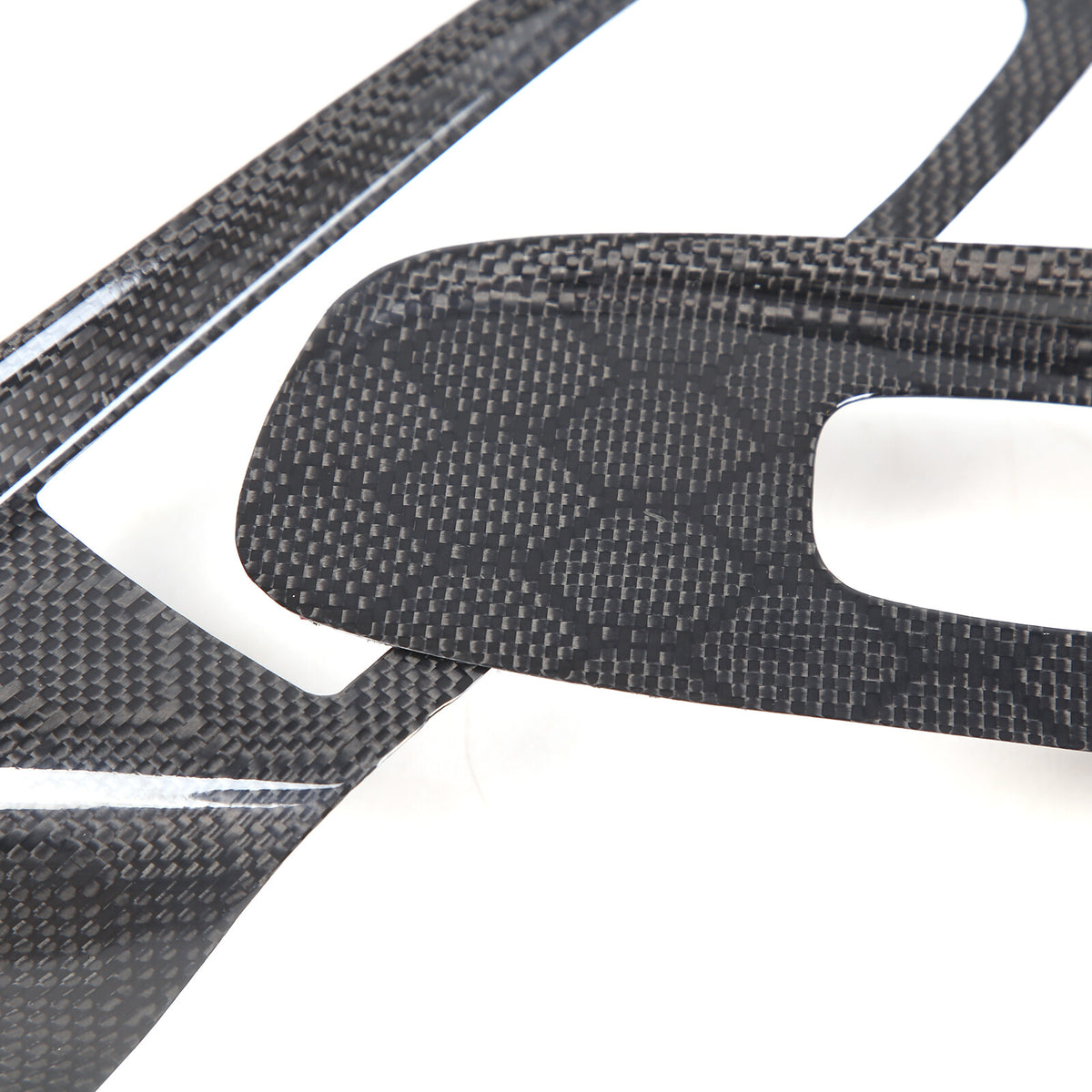 Honeycomb Carbon Fiber Window Lift Switch Panel Trim For Corvette C8 Convertible 2