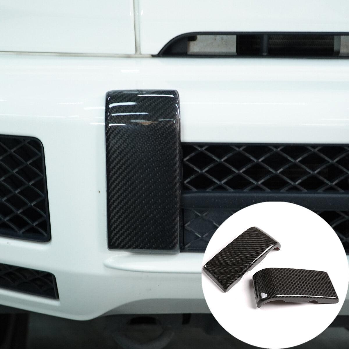 Carbon fiber Front Bumper Trim Kit For Benz G Class W463 G500 G55 G63 2019-21 2