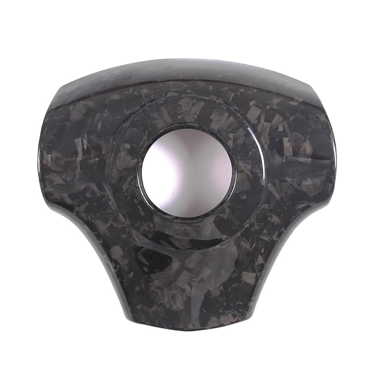 Forged Real Carbon fiber Center Steering wheel trim cover For Corvette C6 05-13 13