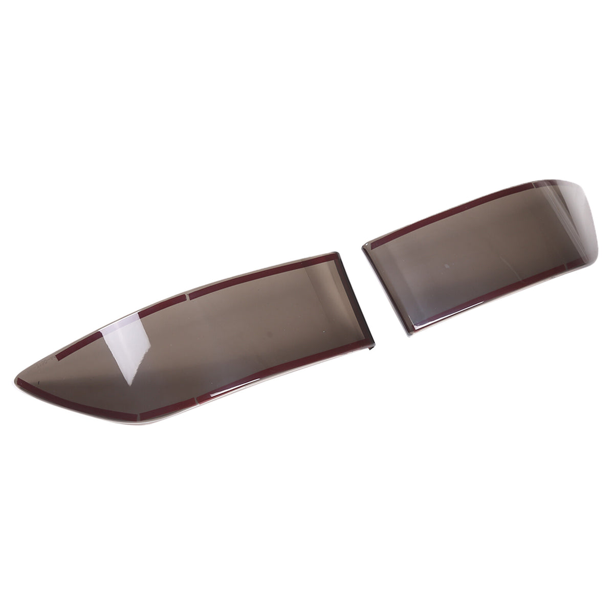 Smoked Black Rear Fog Tail Light Lamp Decor Cover Trim for Lexus GX460 2014-2023 10